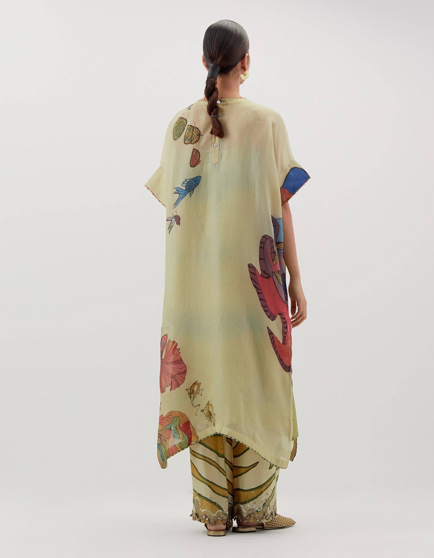 AJ Kalam Kaftan Set