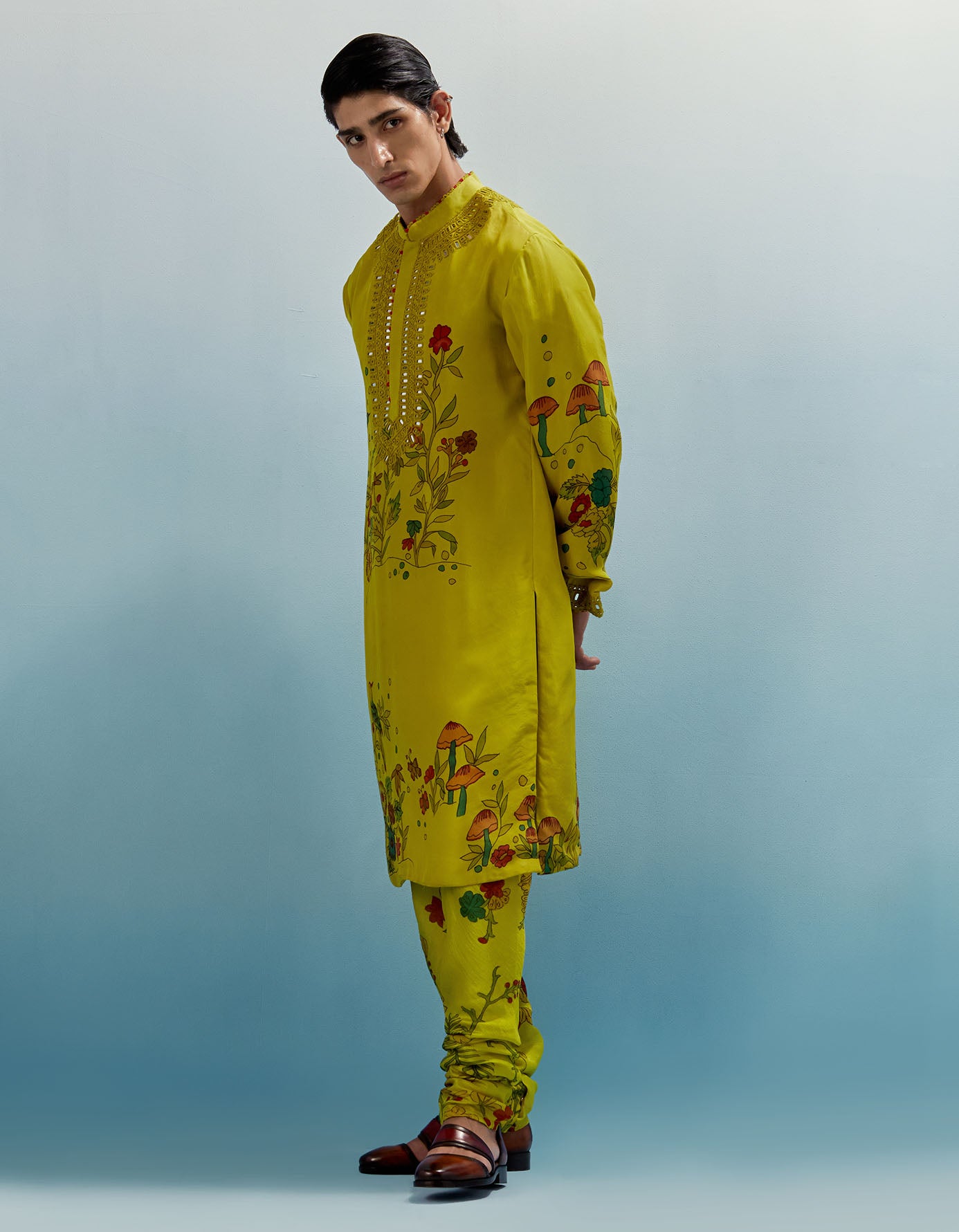 AJ KALAM KURTA SET