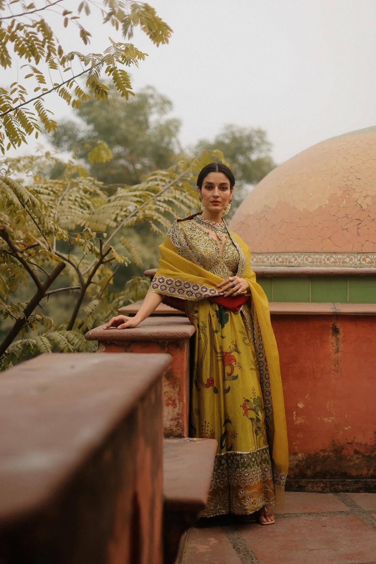 AJ Kalam Anarkali Set