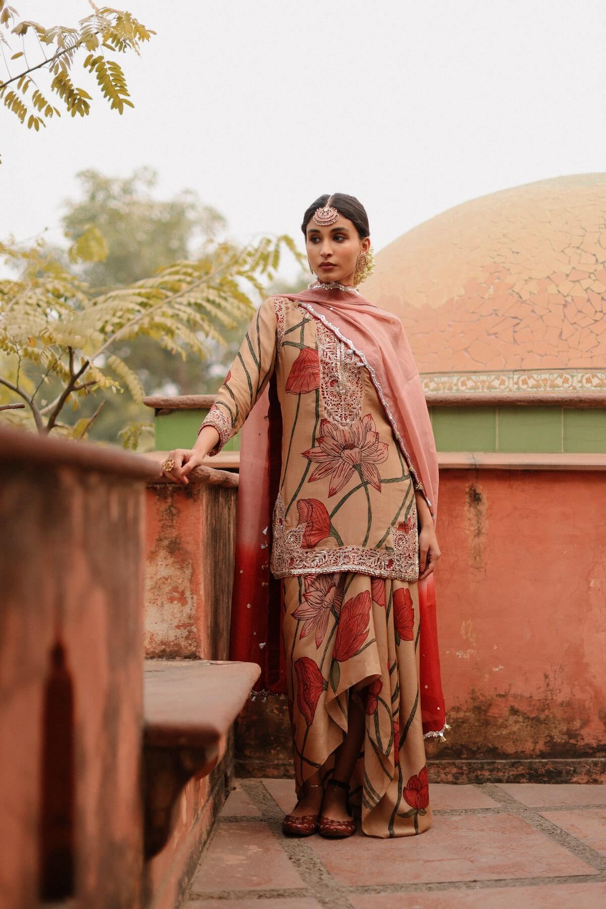 AJ Kalam Skirt Set