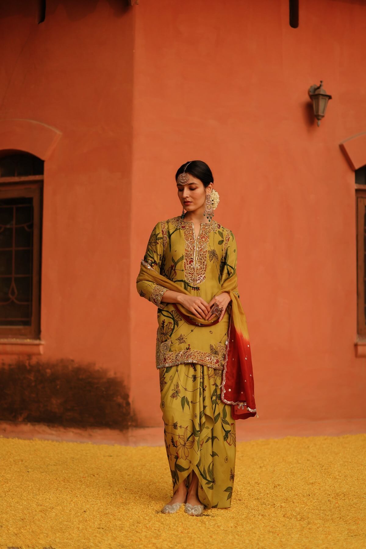 AJ Kalam Petal Skirt