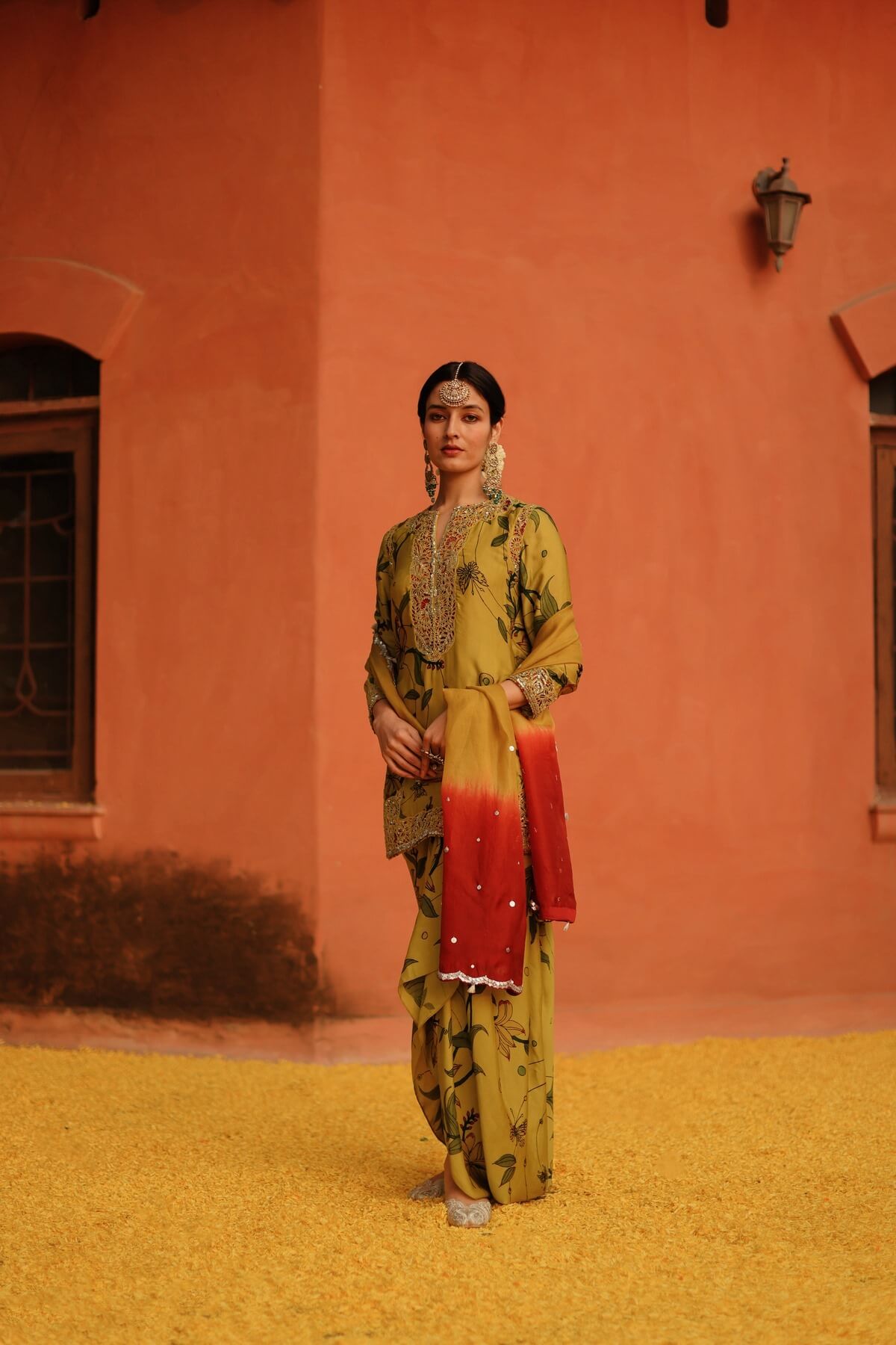 AJ Kalam Petal Skirt