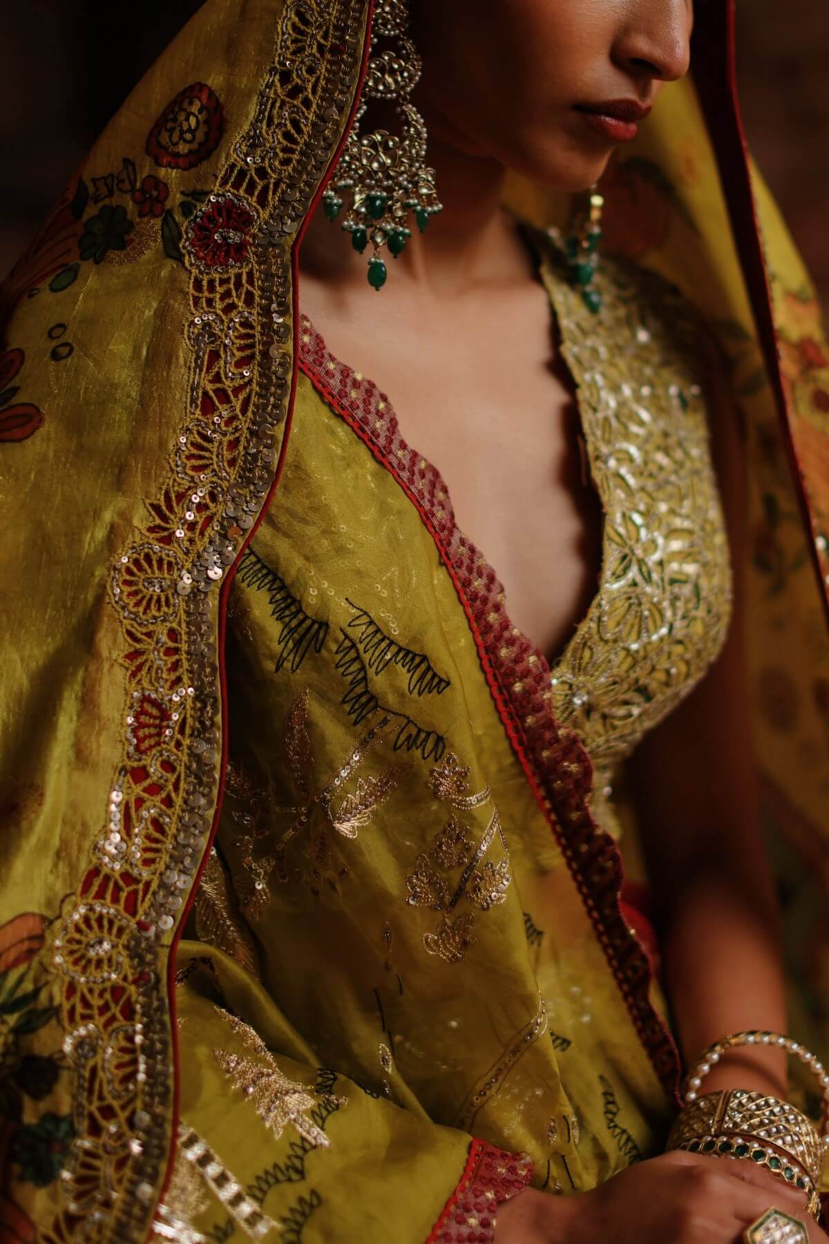 AJ Kalam Lehanga Set