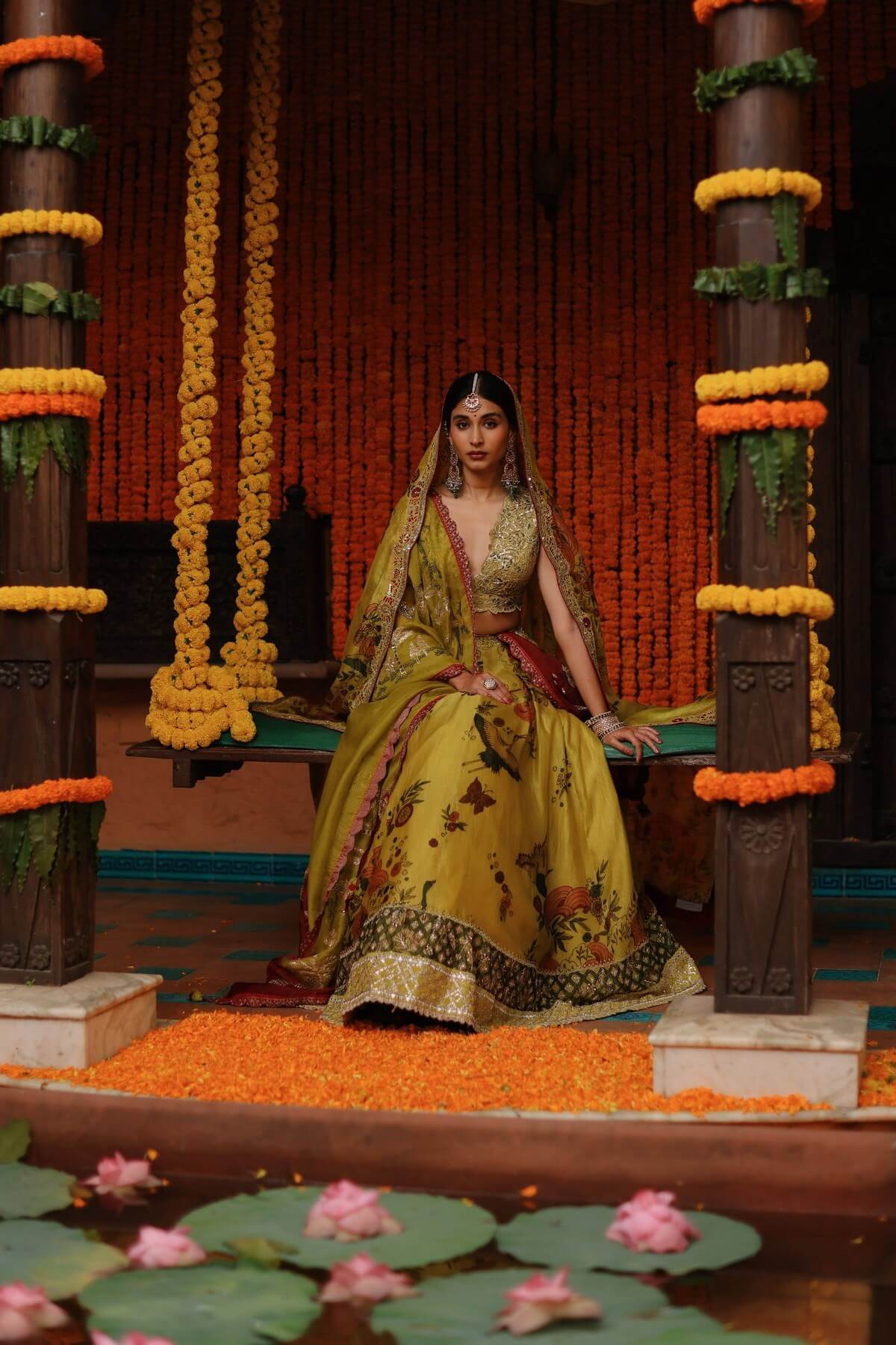 AJ Kalam Lehanga Set