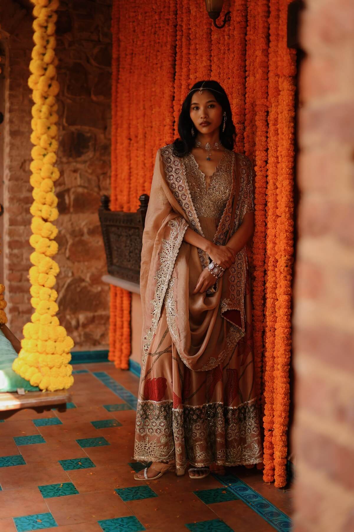 AJ Kalam Anarkali Set
