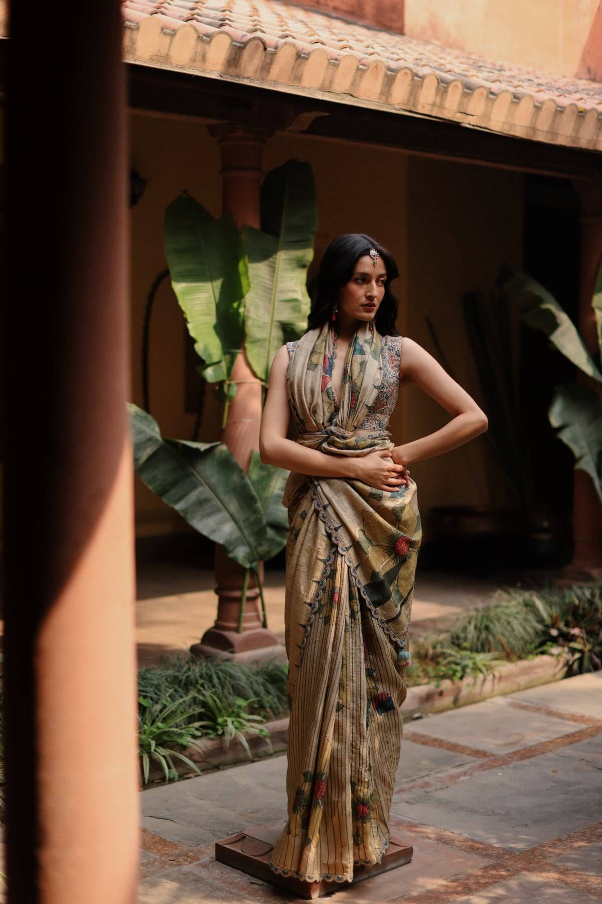 AJ Kalam Saree Set