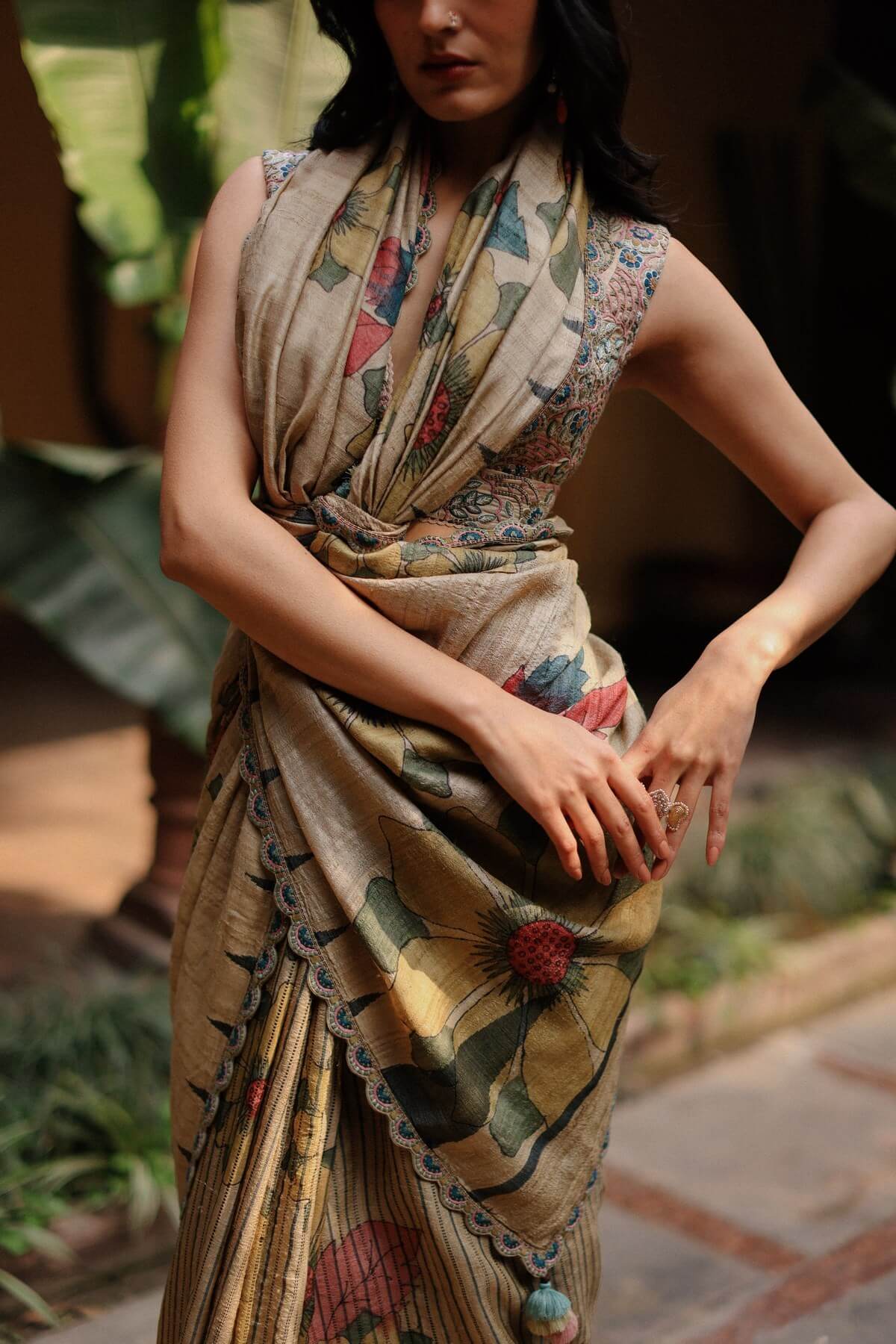 AJ Kalam Saree Set