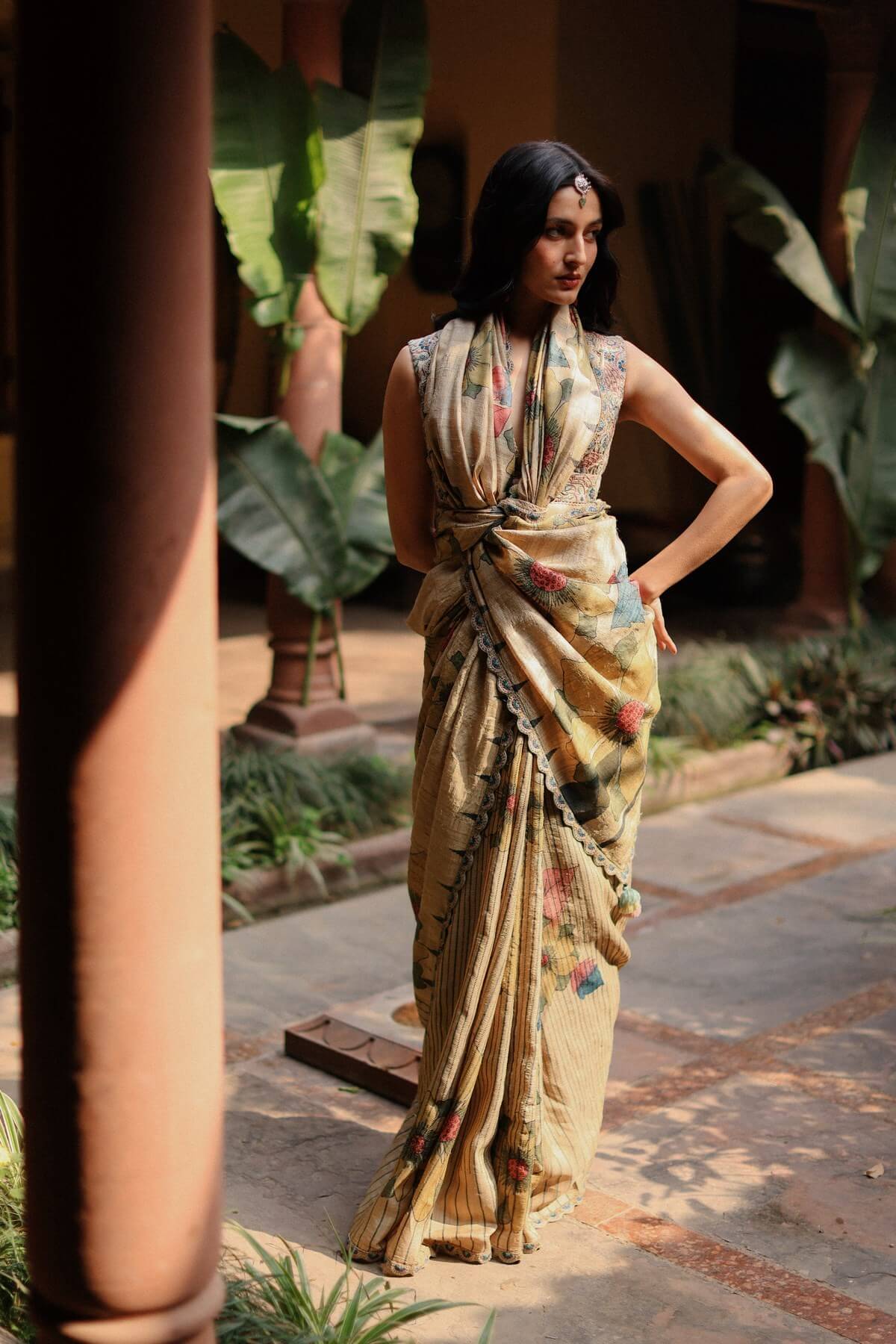 AJ Kalam Saree Set