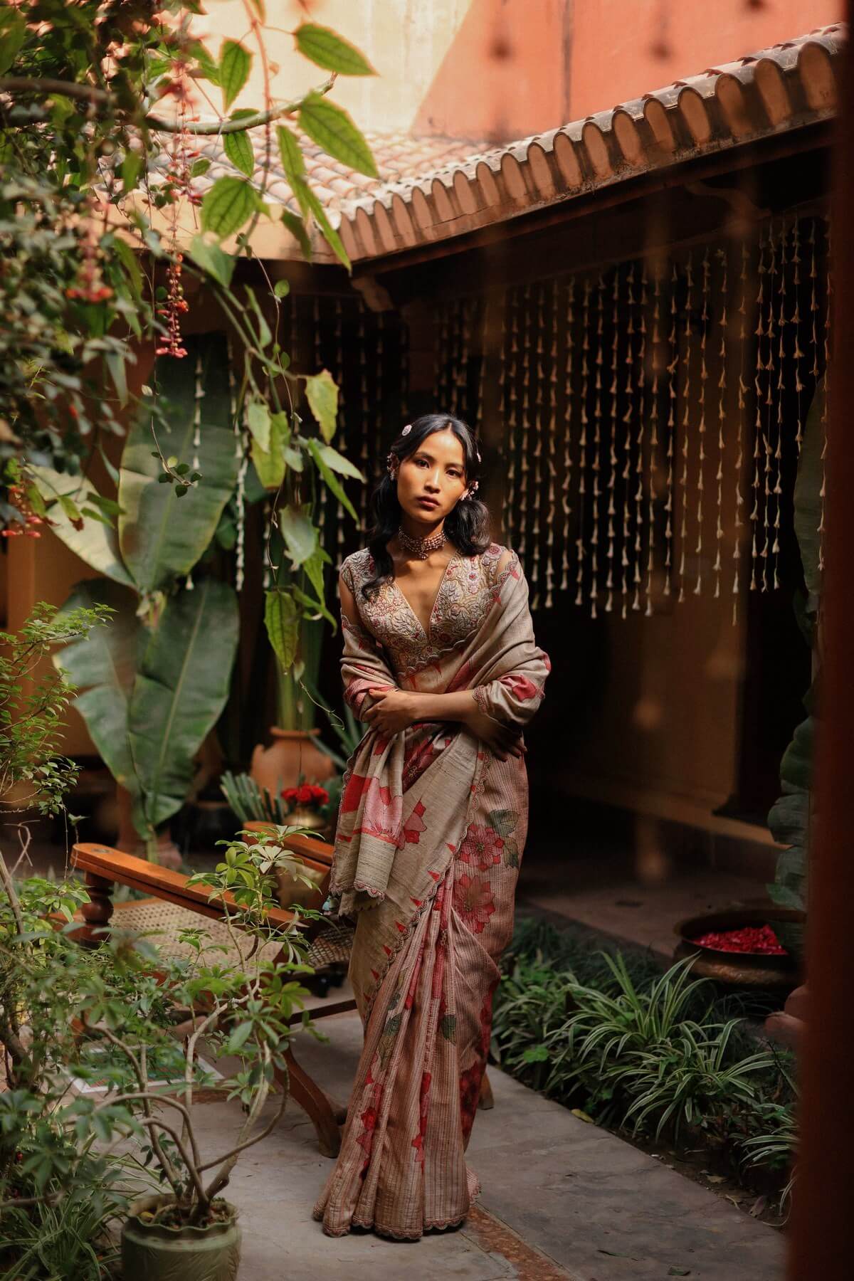 AJ Kalam Saree Set