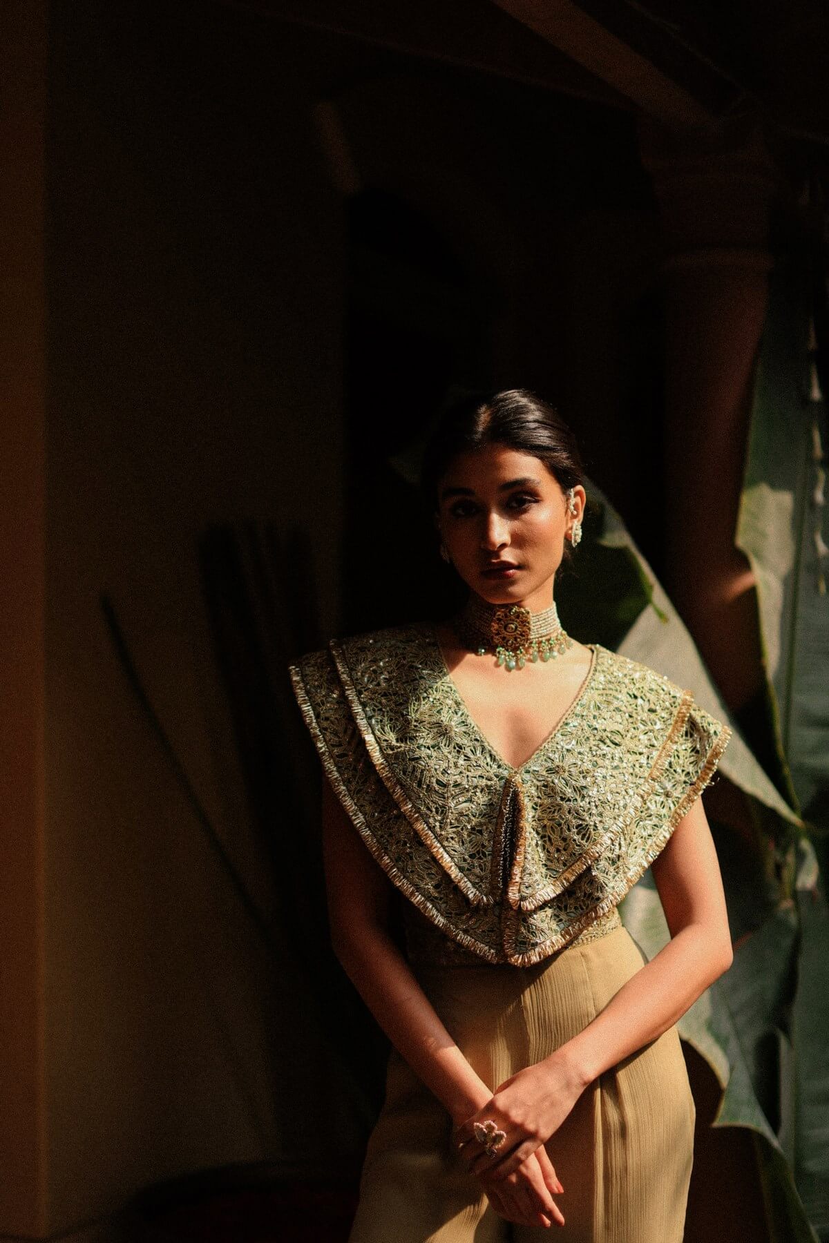 AJ Kalam Pallazo Set