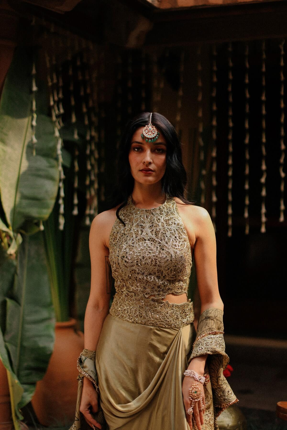 AJ Kalam Skirt Set