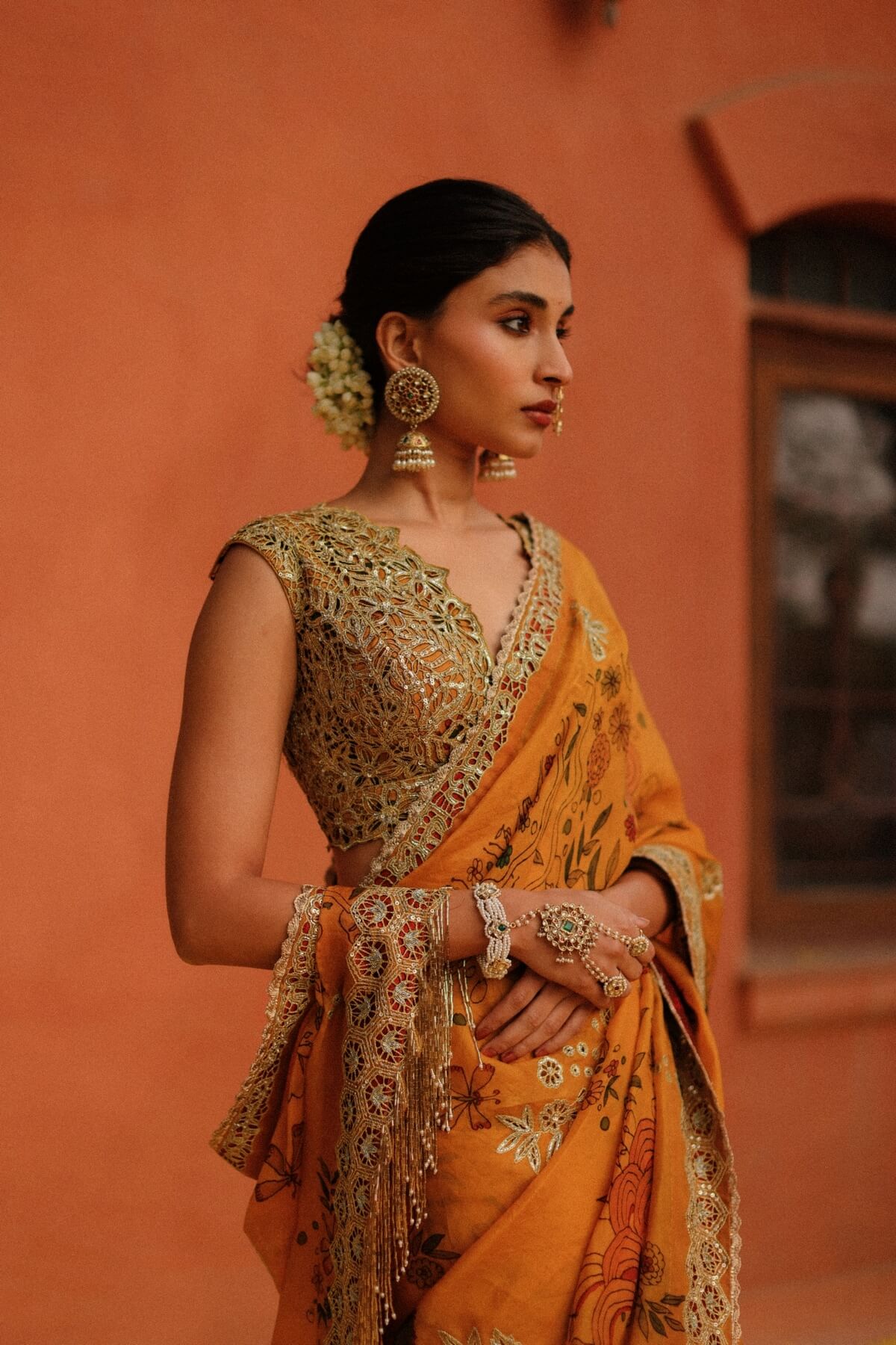 AJ Kalam Saree Set