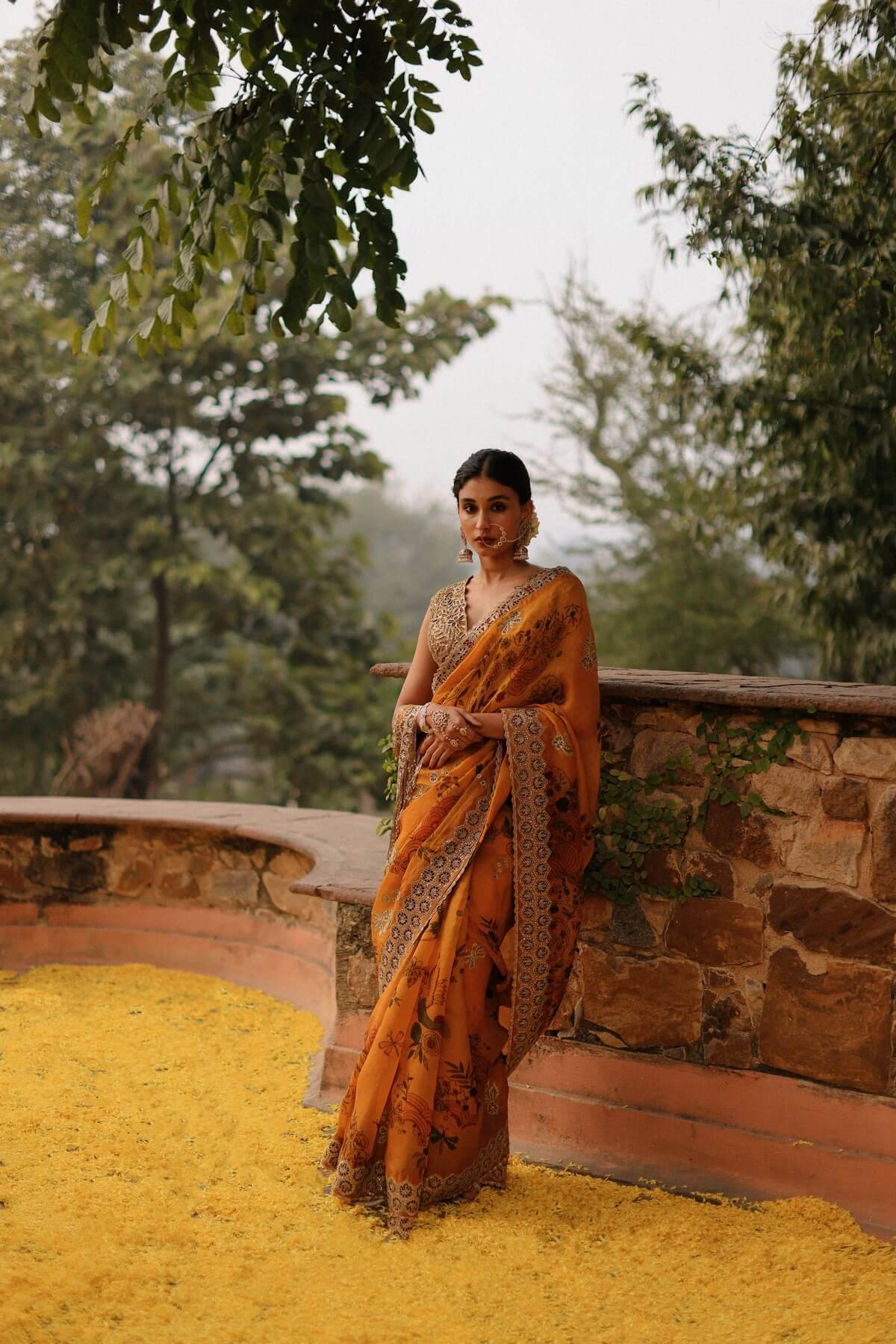 AJ Kalam Saree Set