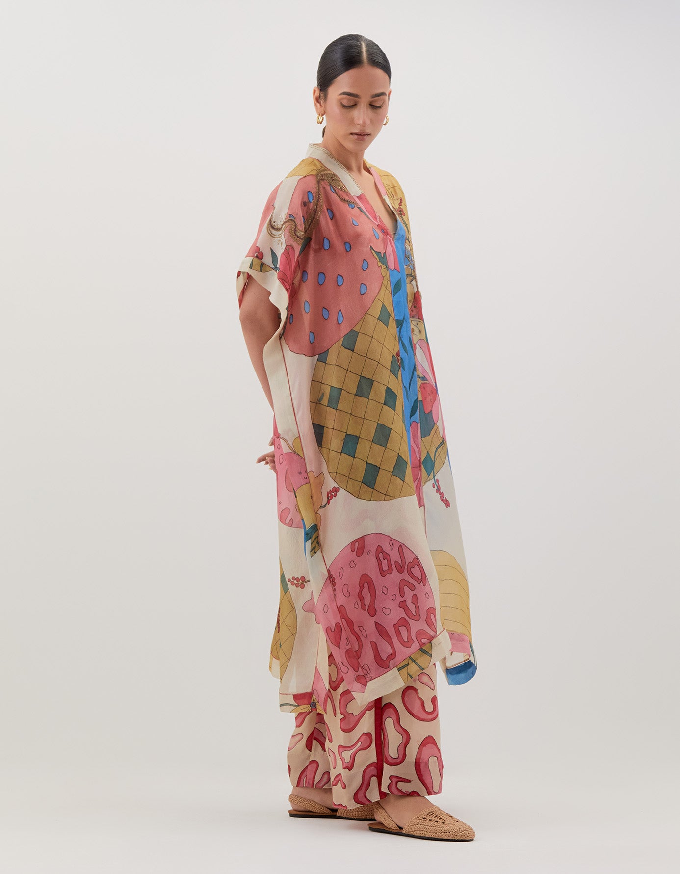 AJ Kalam Kaftan Set
