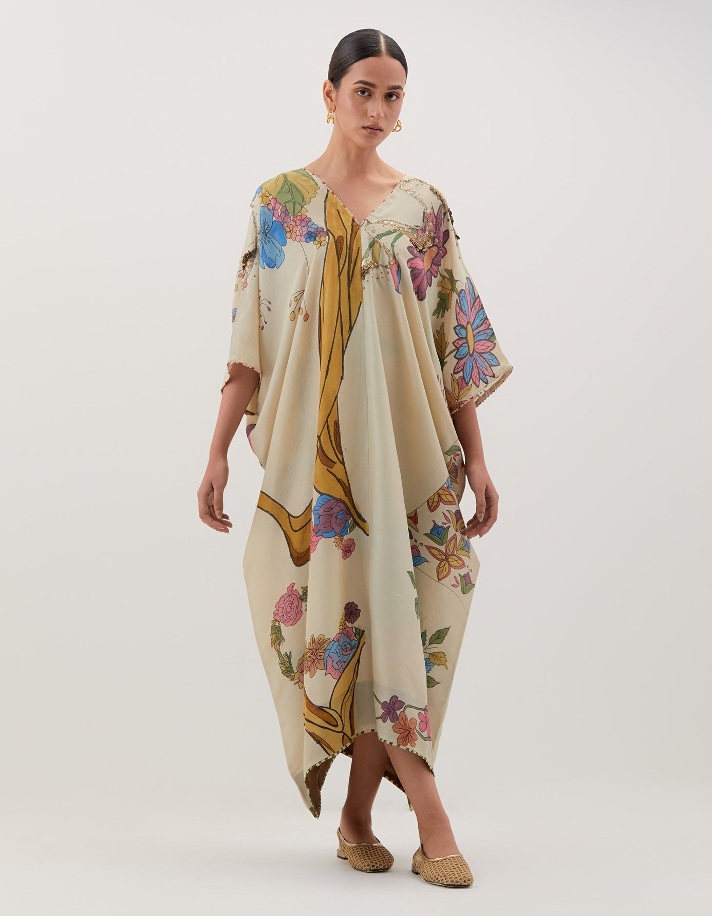 AJ Kalam Kaftan Set