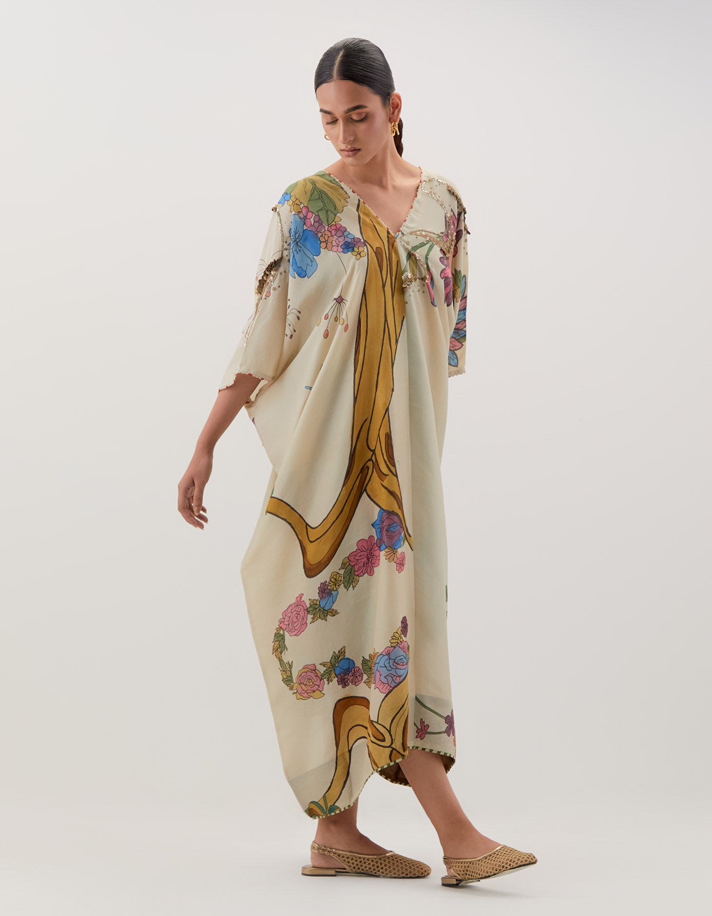 AJ Kalam Kaftan Set