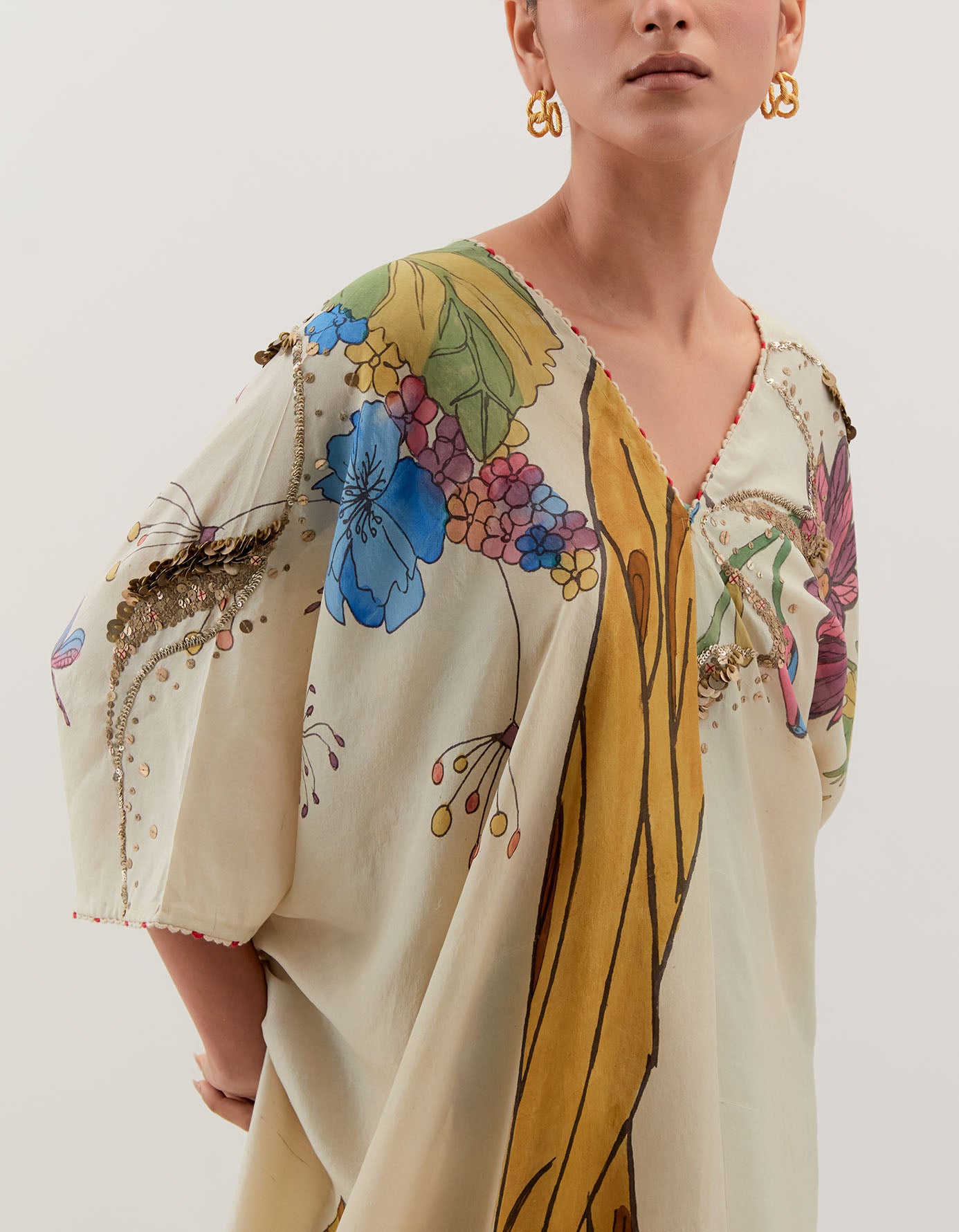 AJ Kalam Kaftan Set