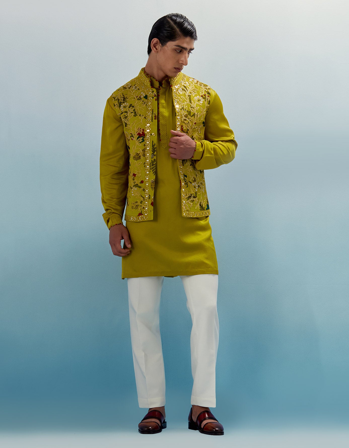 AJ KALAM JACKET SET