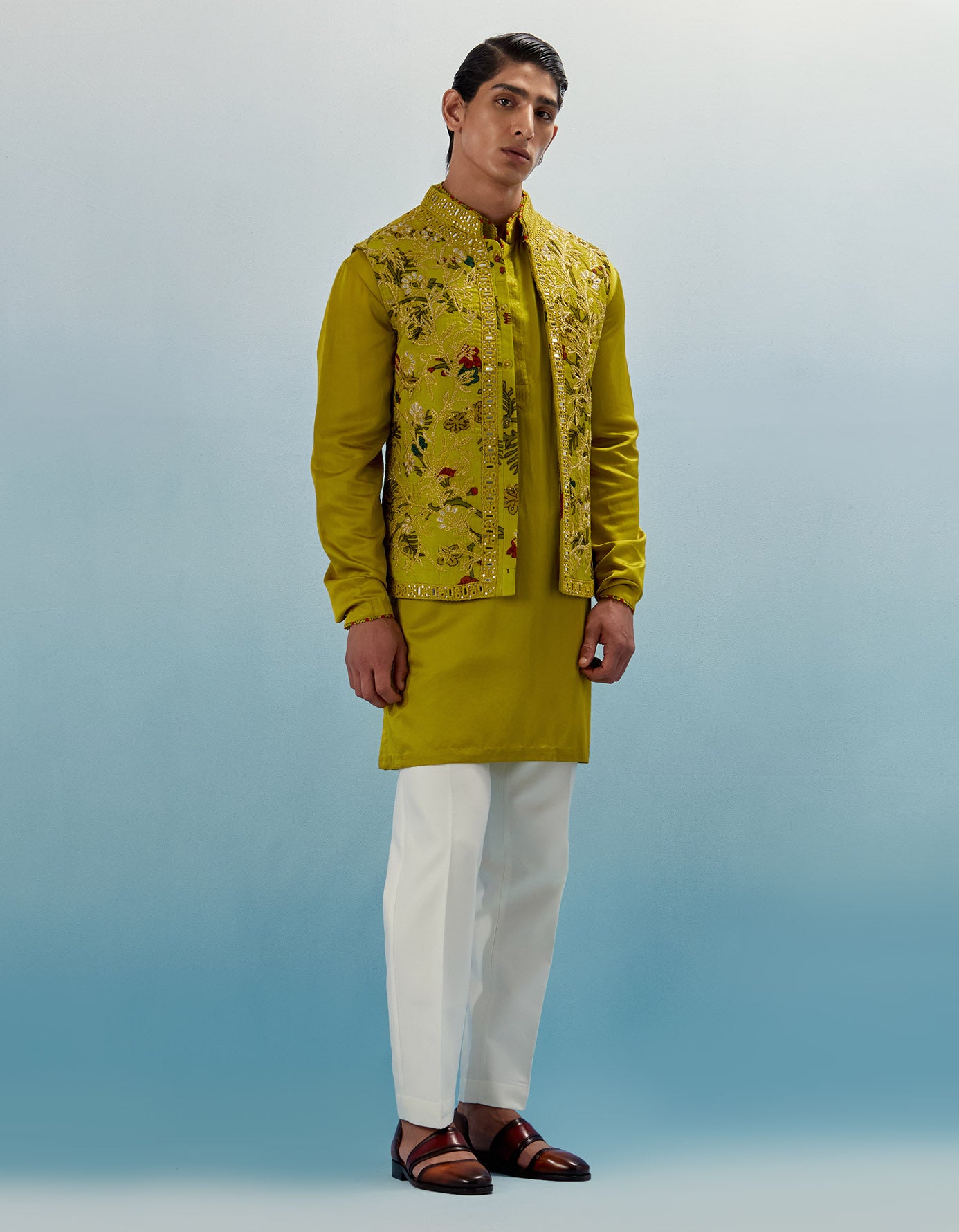 AJ KALAM JACKET SET