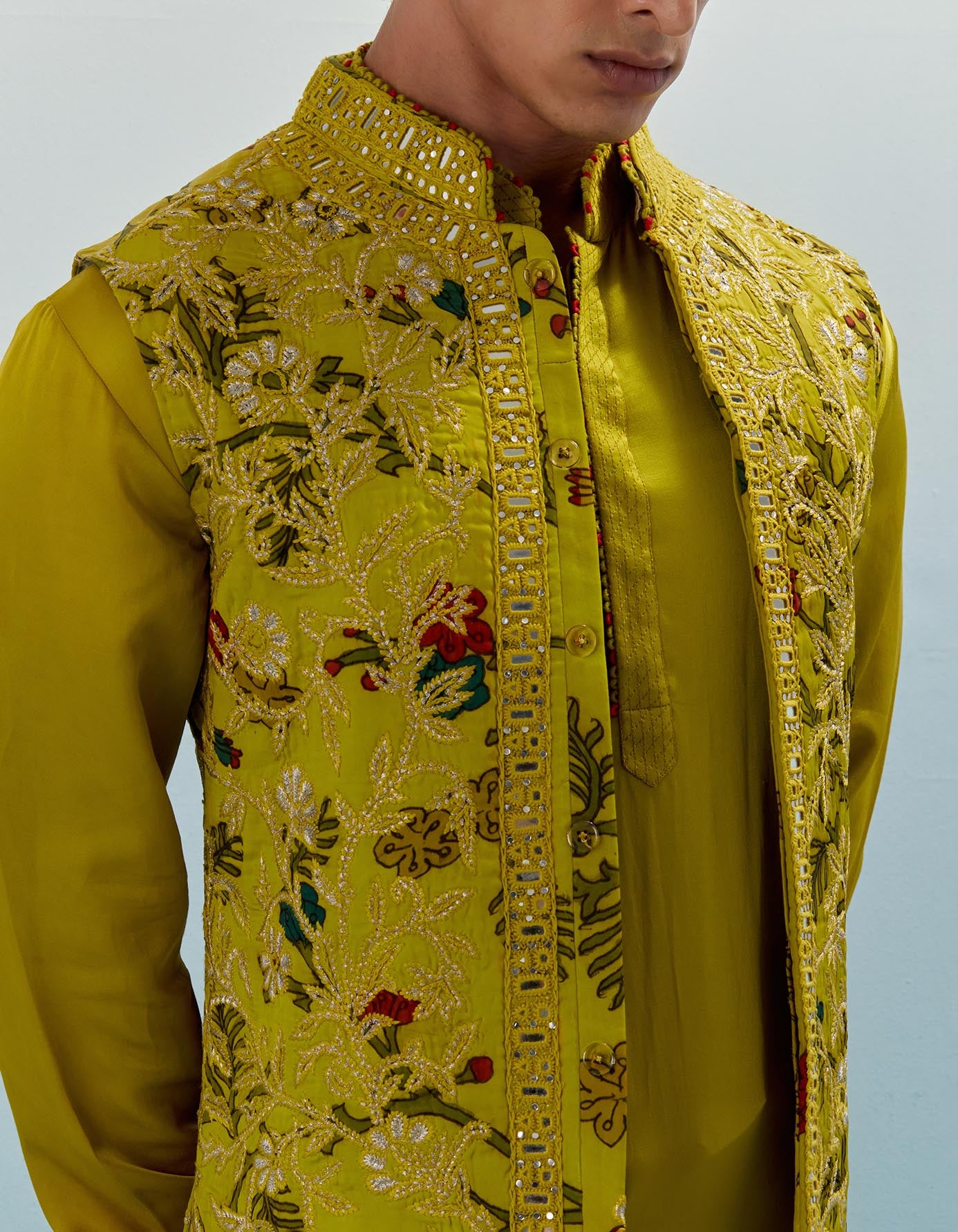 AJ KALAM JACKET SET