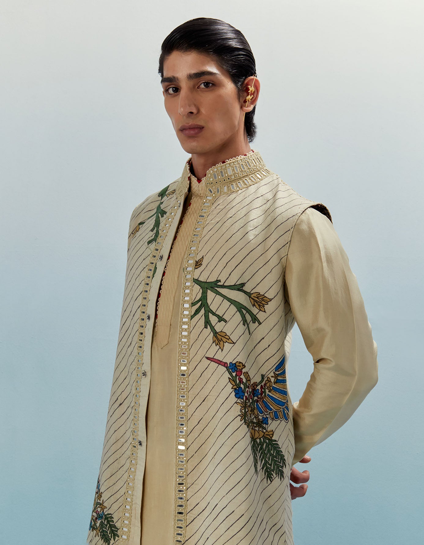 AJ KALAM JACKET SET