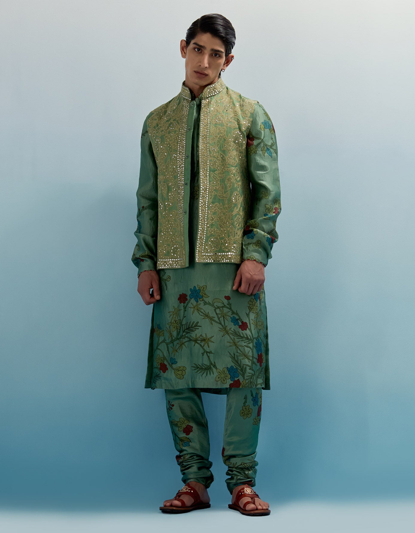 AJ KALAM JACKET SET