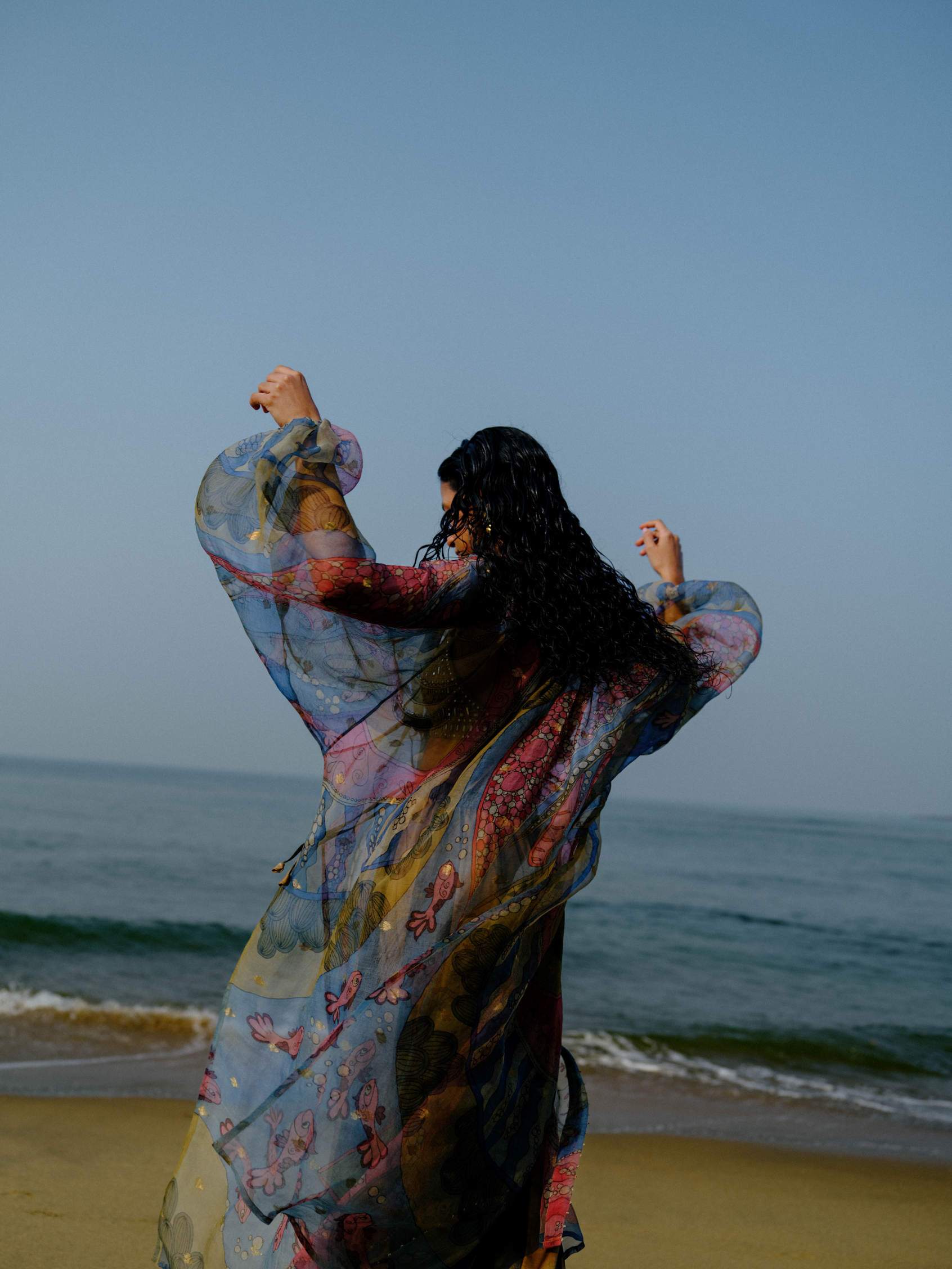 AJ Kalam Kaftan Set