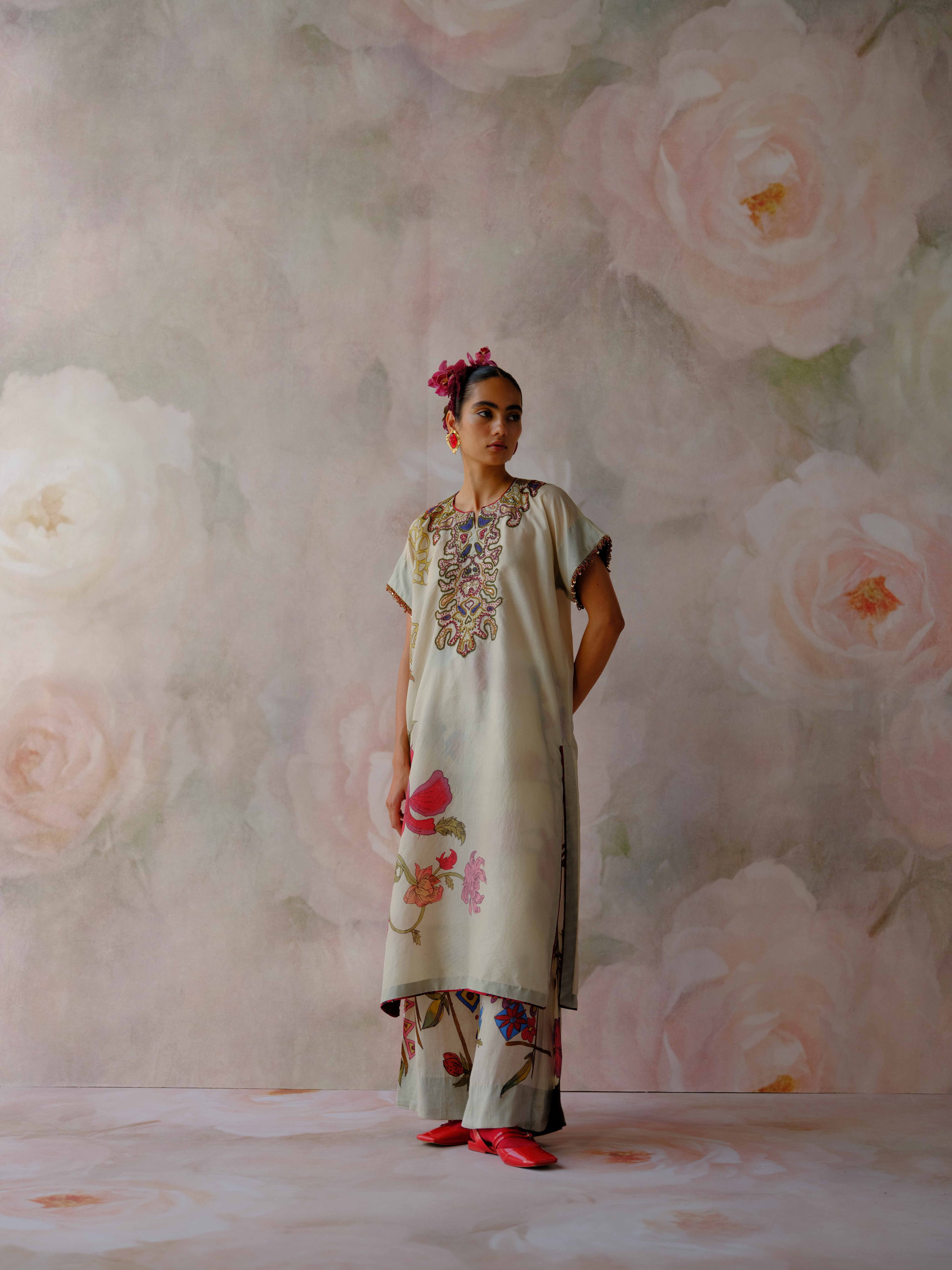 Ivory Garden Kurta Set