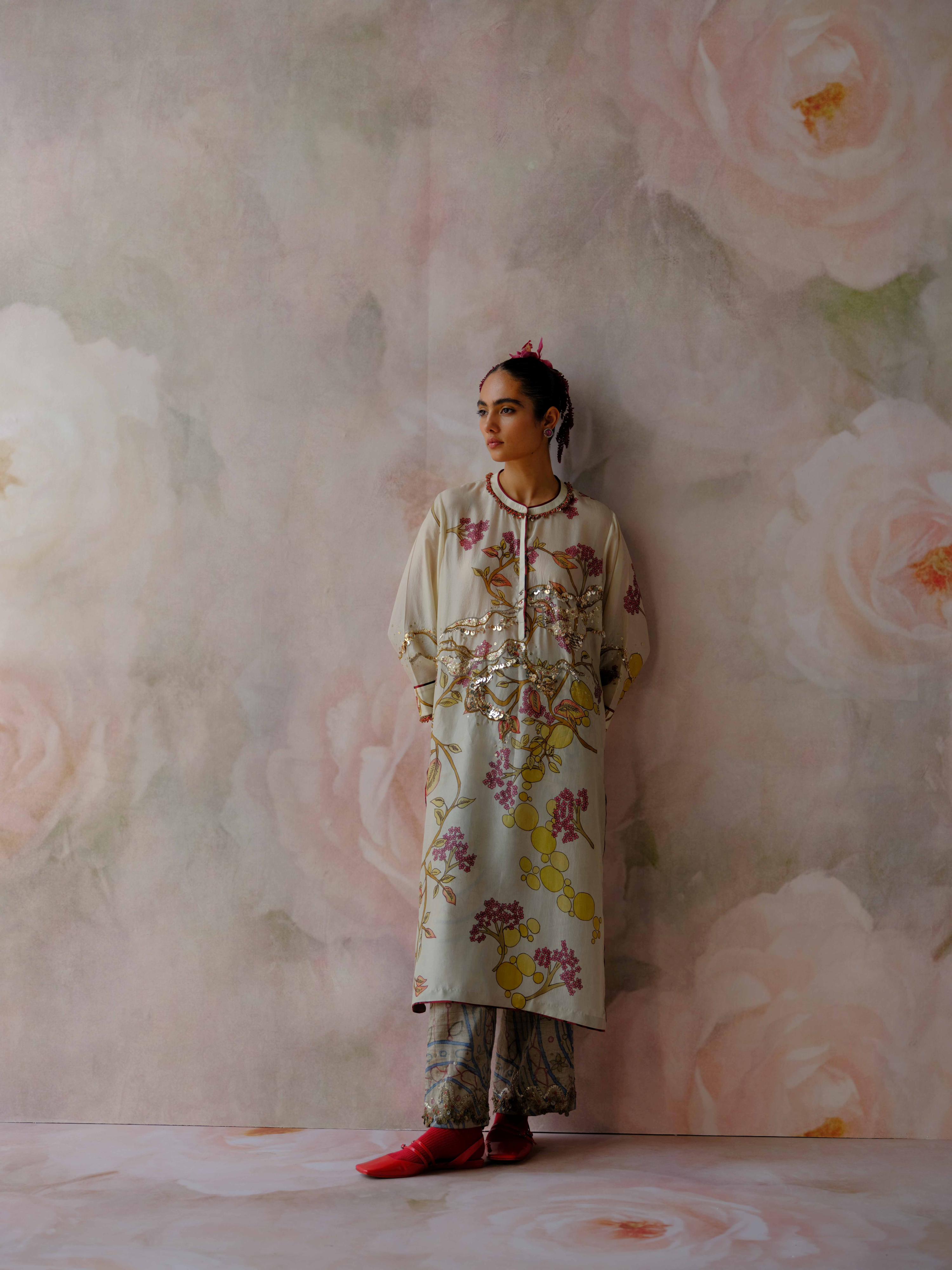 Blush Bloom Kurta Set
