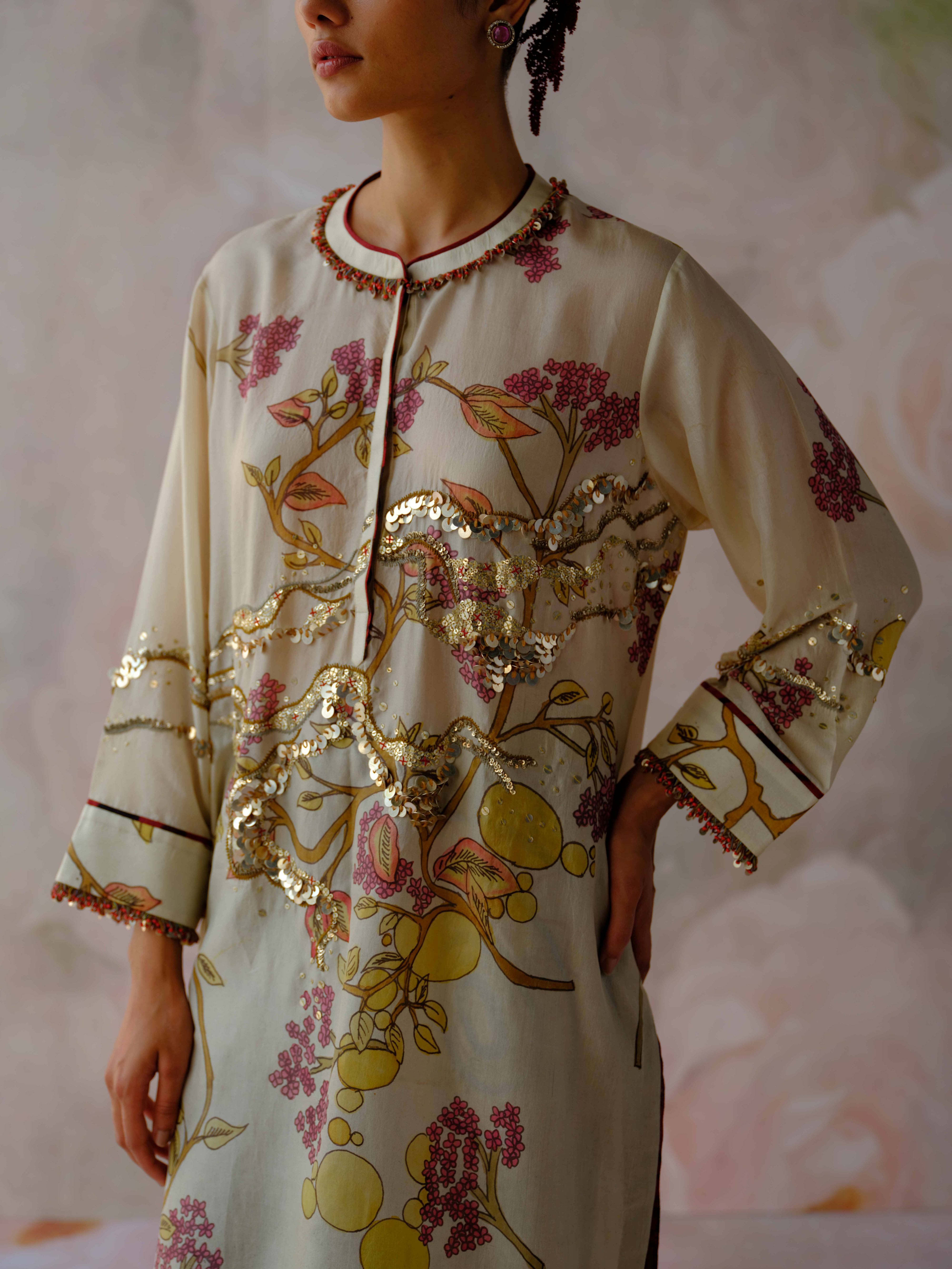 Blush Bloom Kurta Set