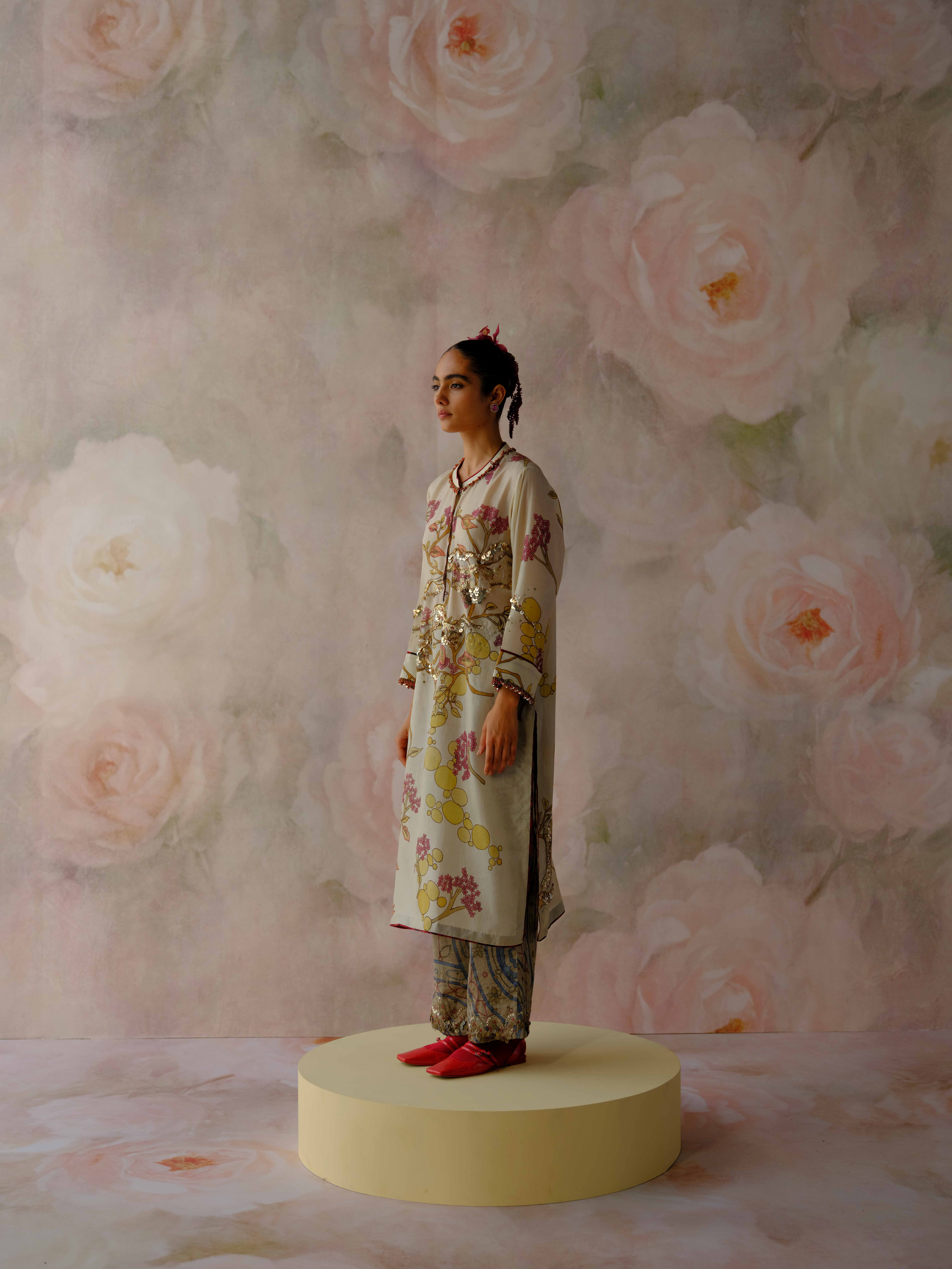 Blush Bloom Kurta Set