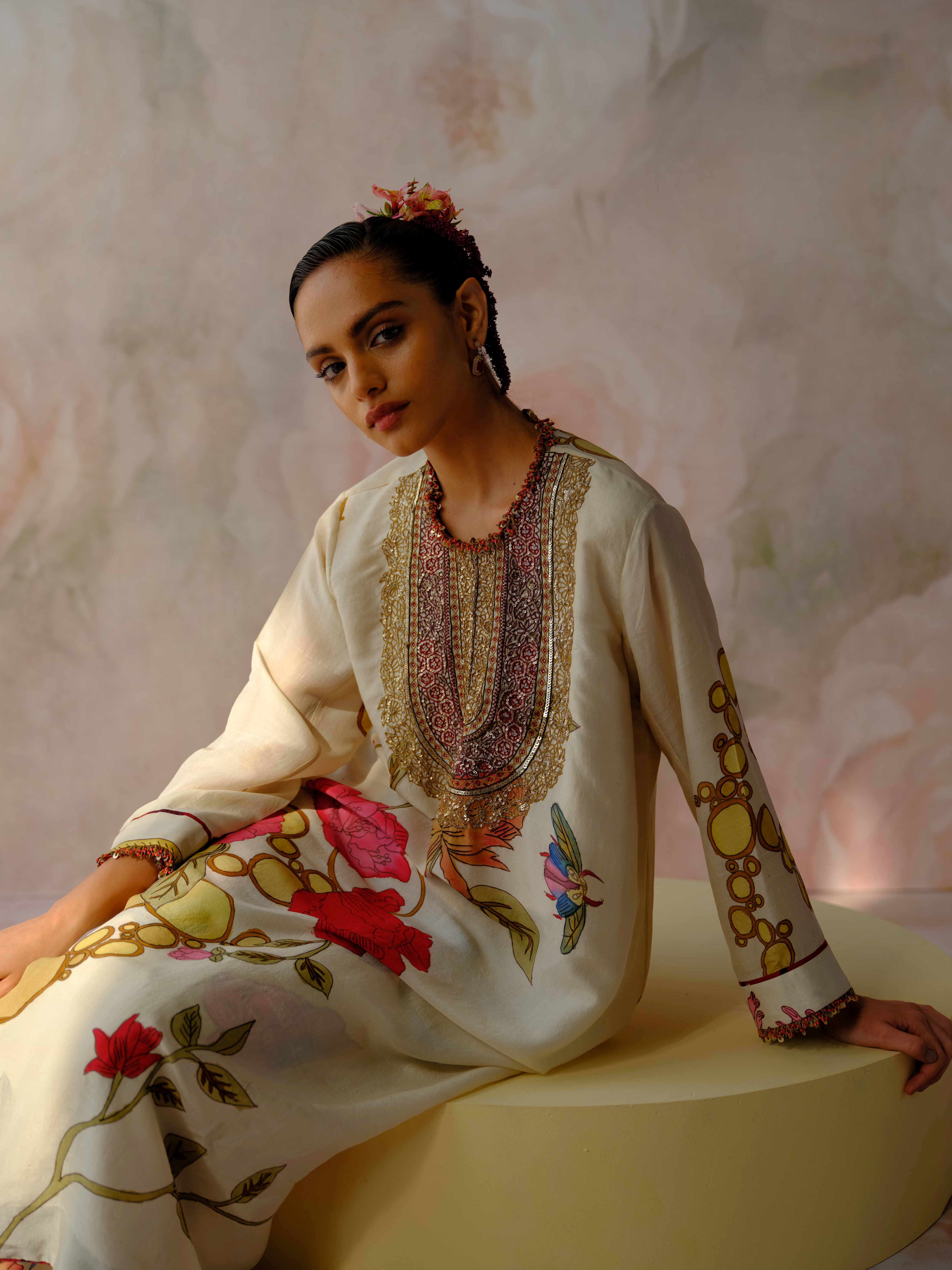 Poppy Trail Kurta Set