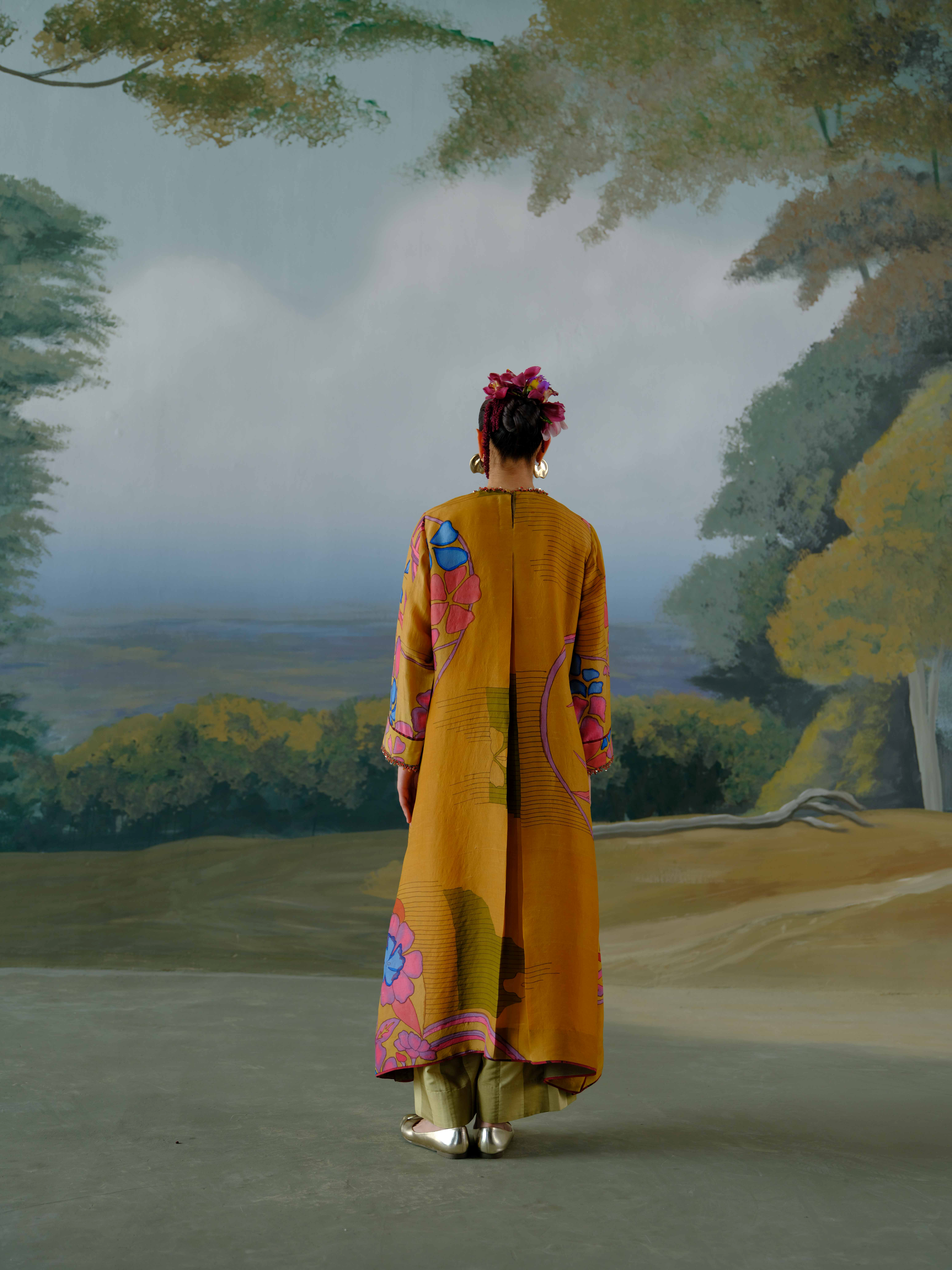 Ochre Trail Kurta Set