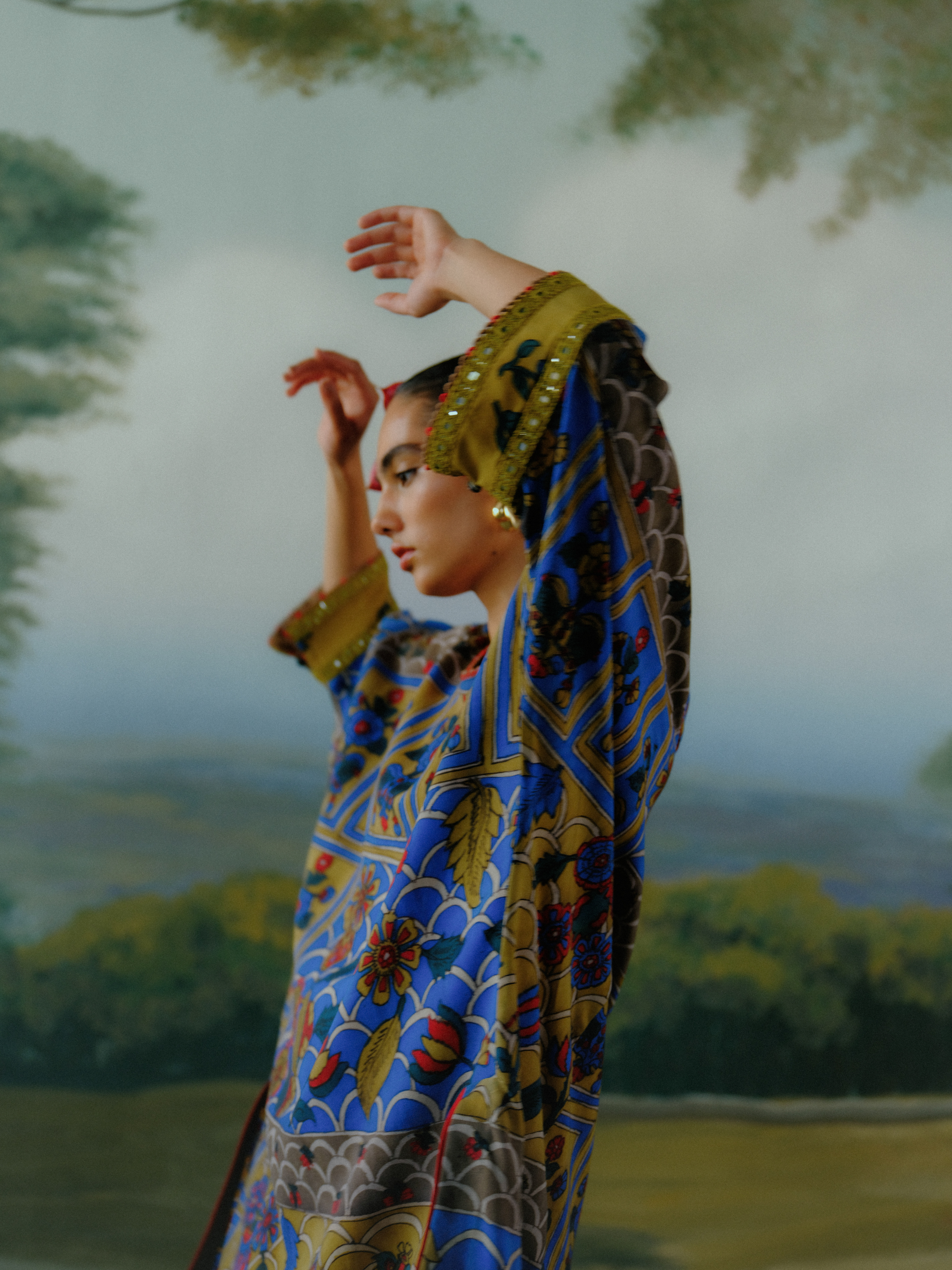 Midnight Garden Kurta Set