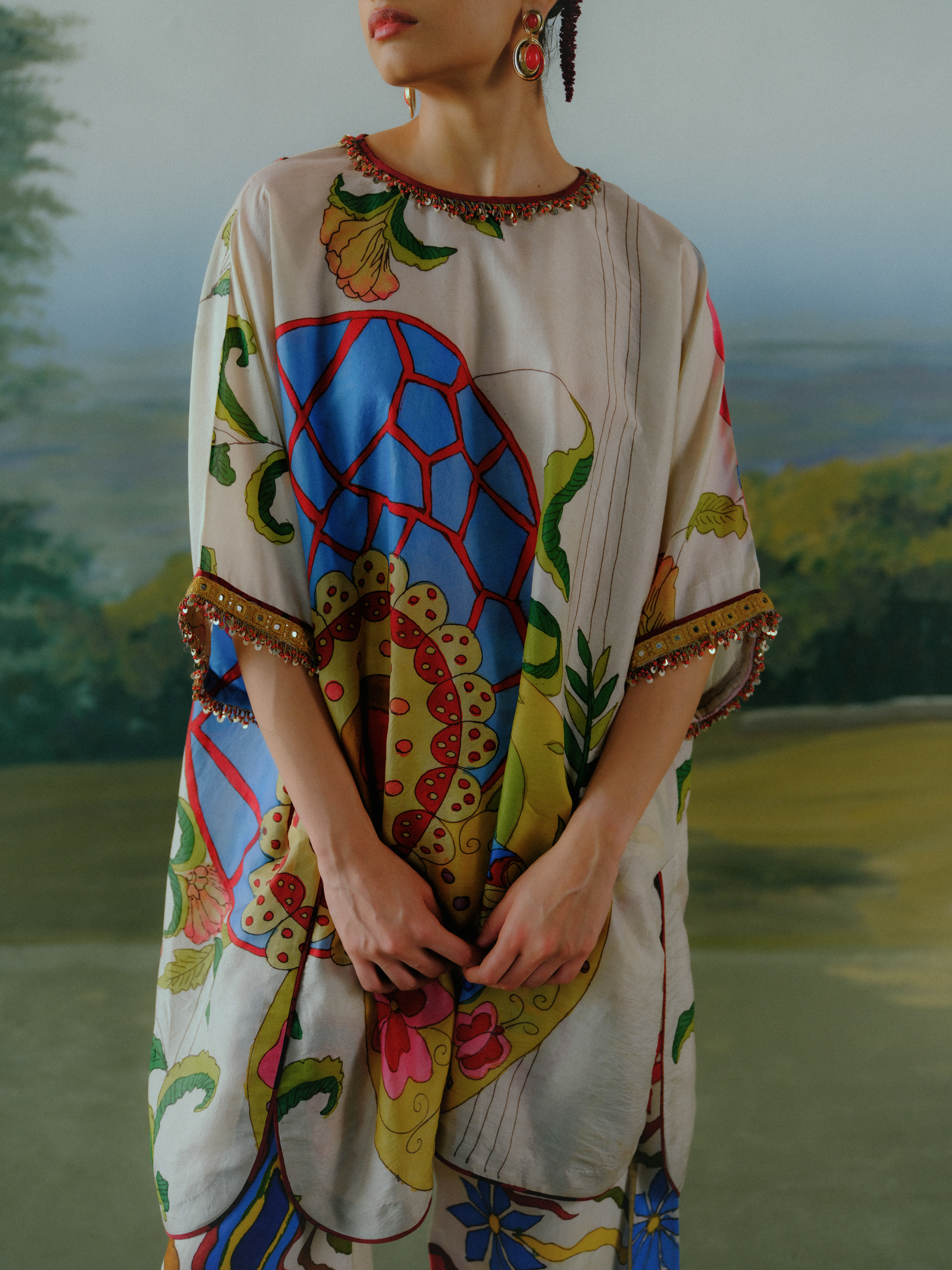 Playful Bloom Kurta Set