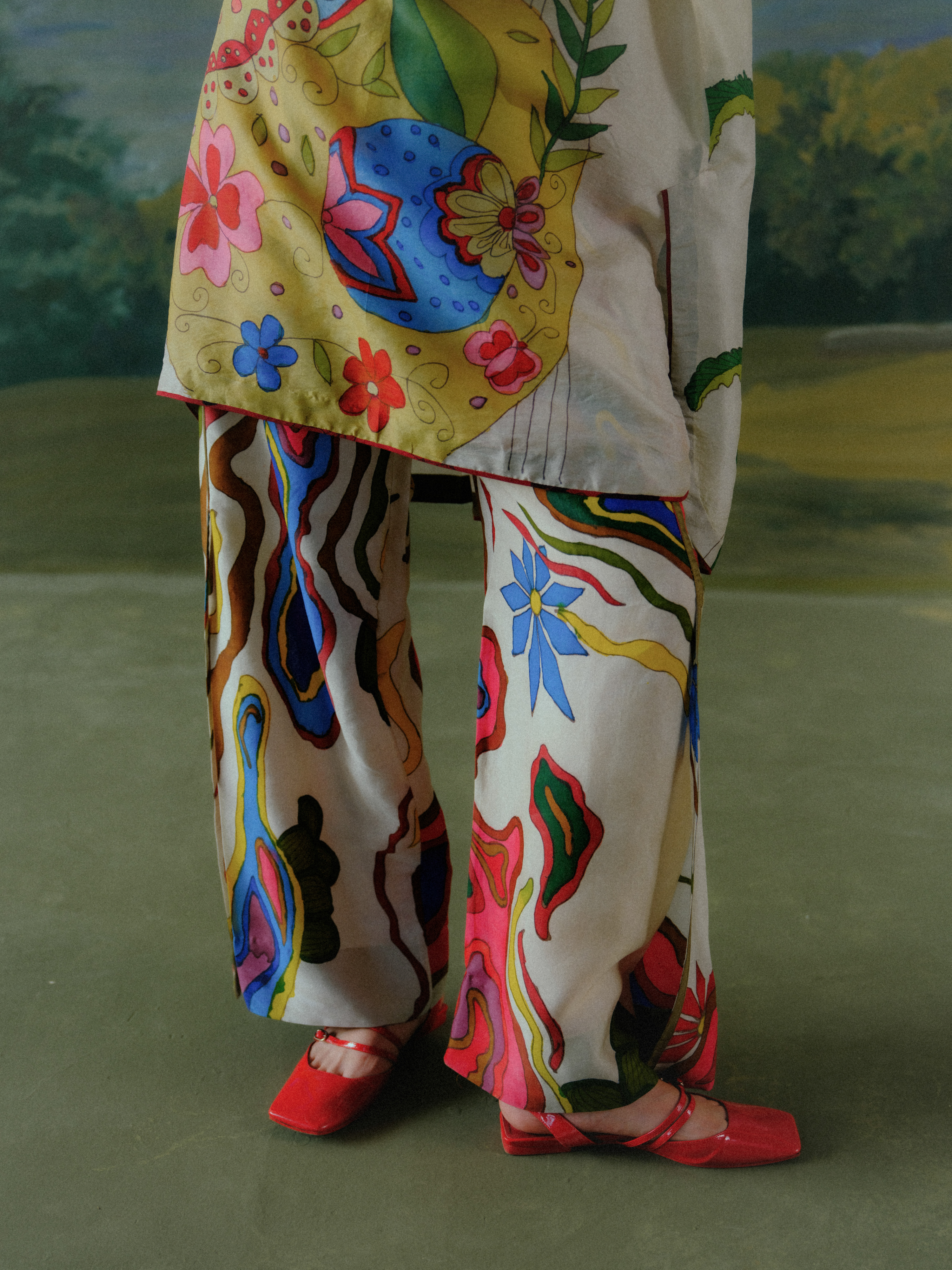 Playful Bloom Kurta Set