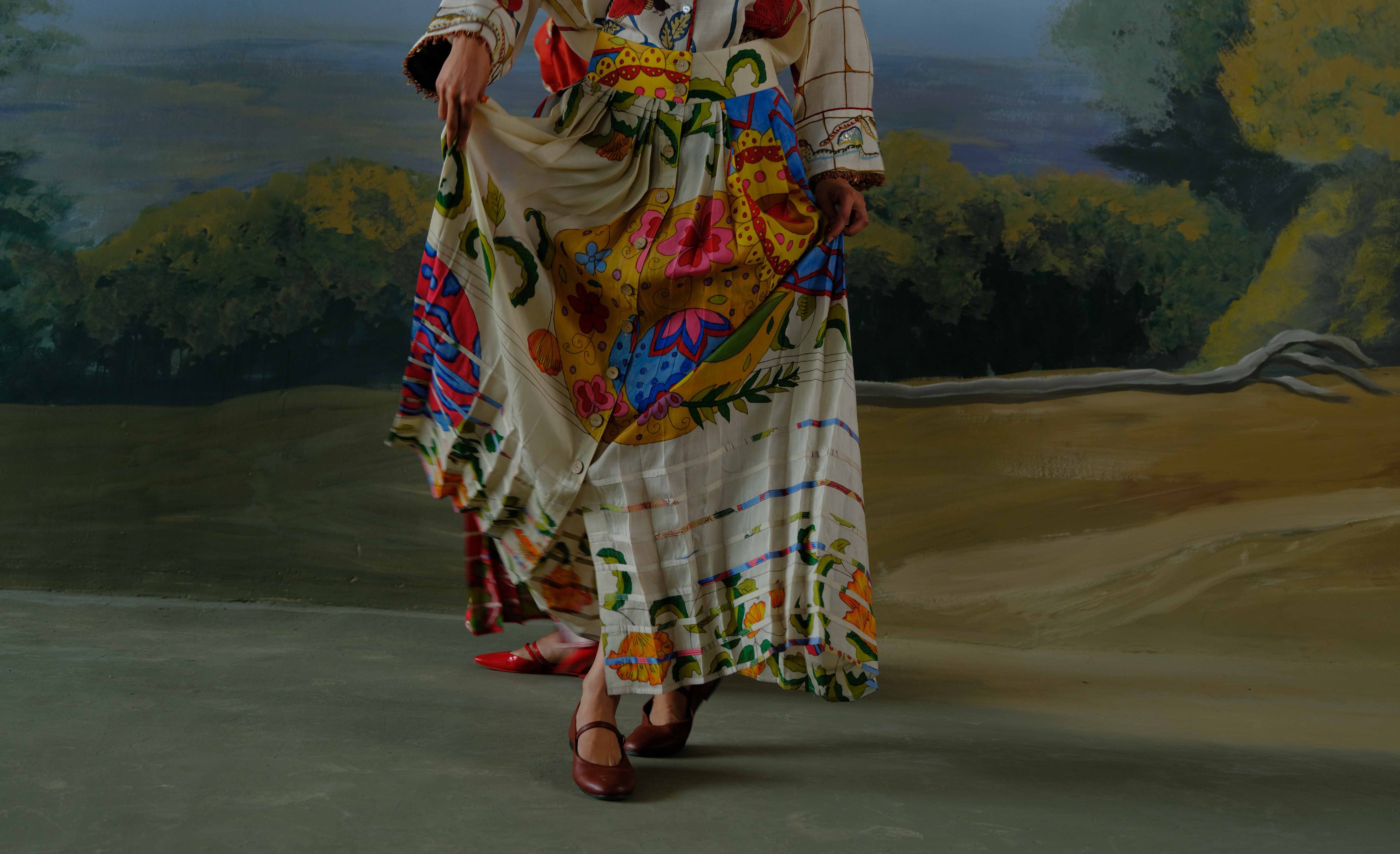Summer Meadow Skirt Set
