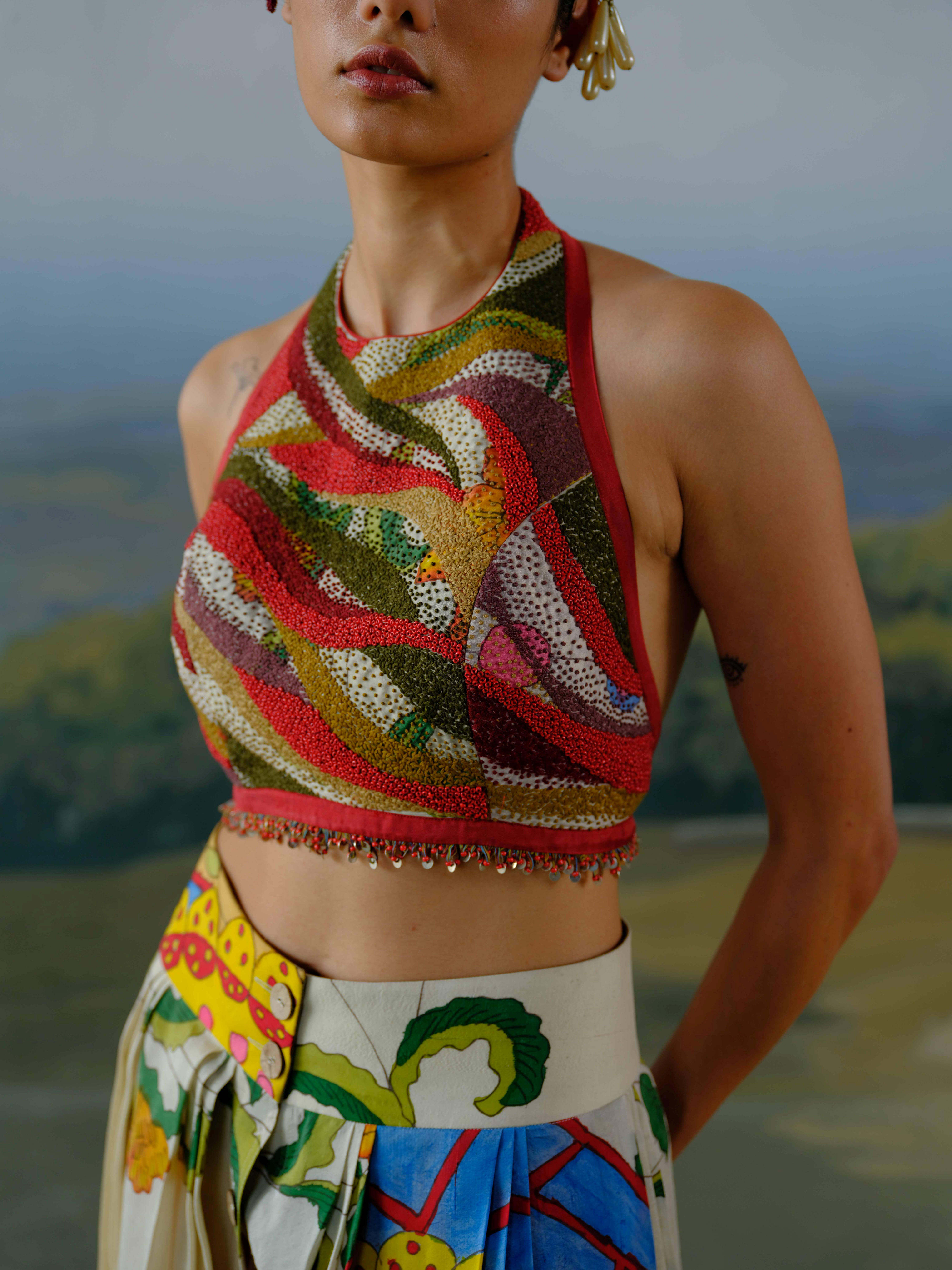 Summer Meadow Skirt Set
