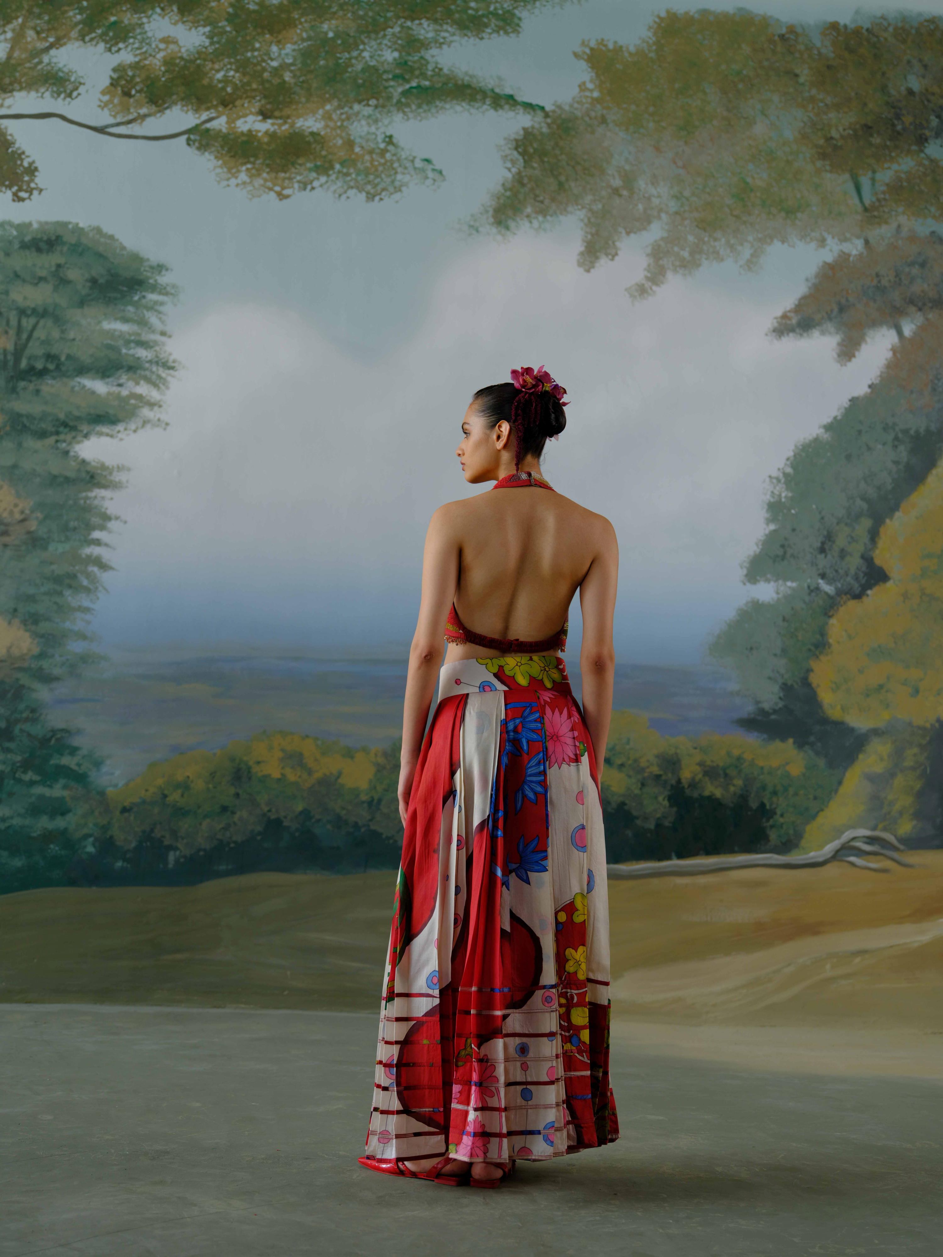Scarlet Meadow Skirt