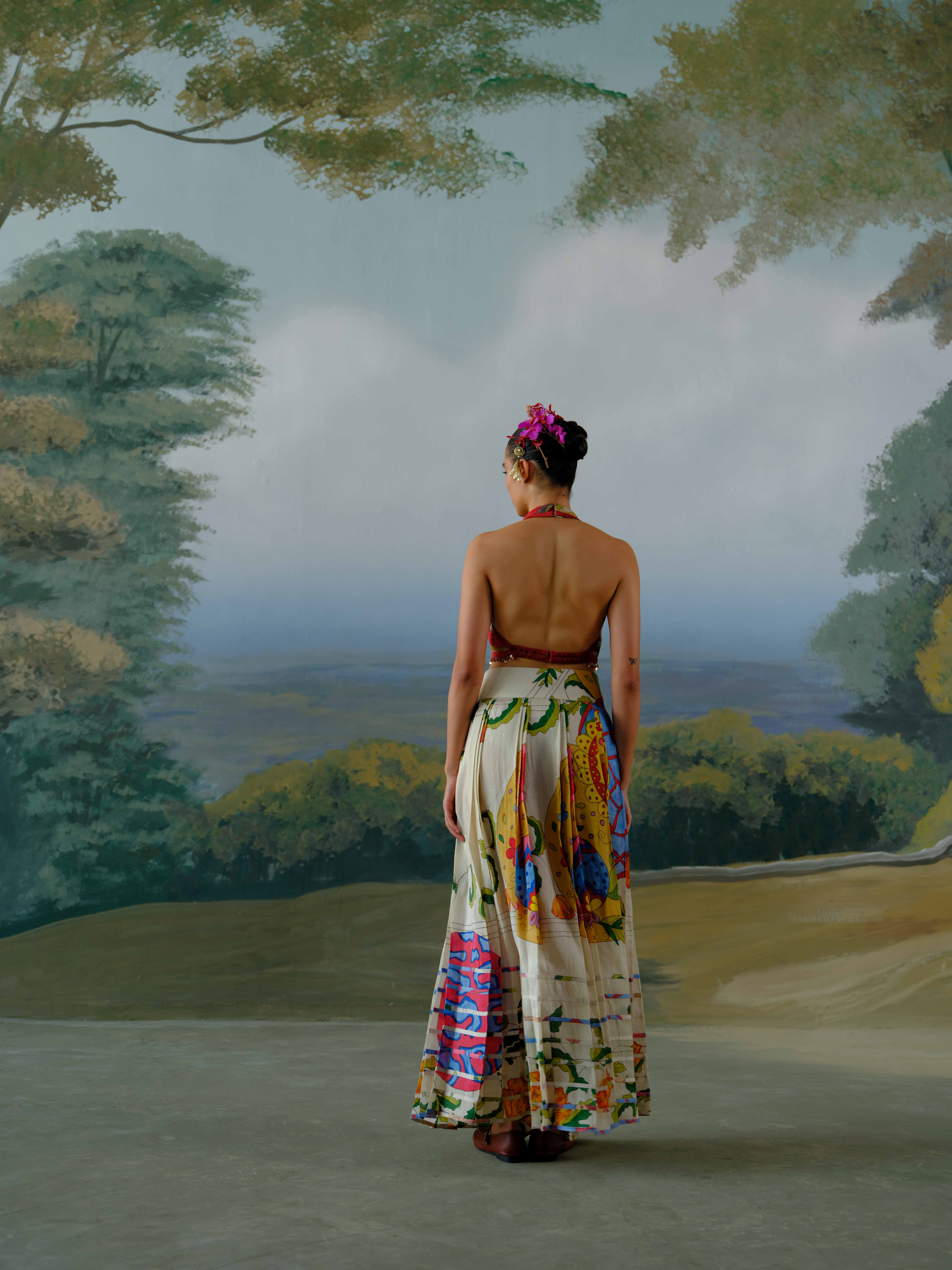 Summer Meadow Skirt Set
